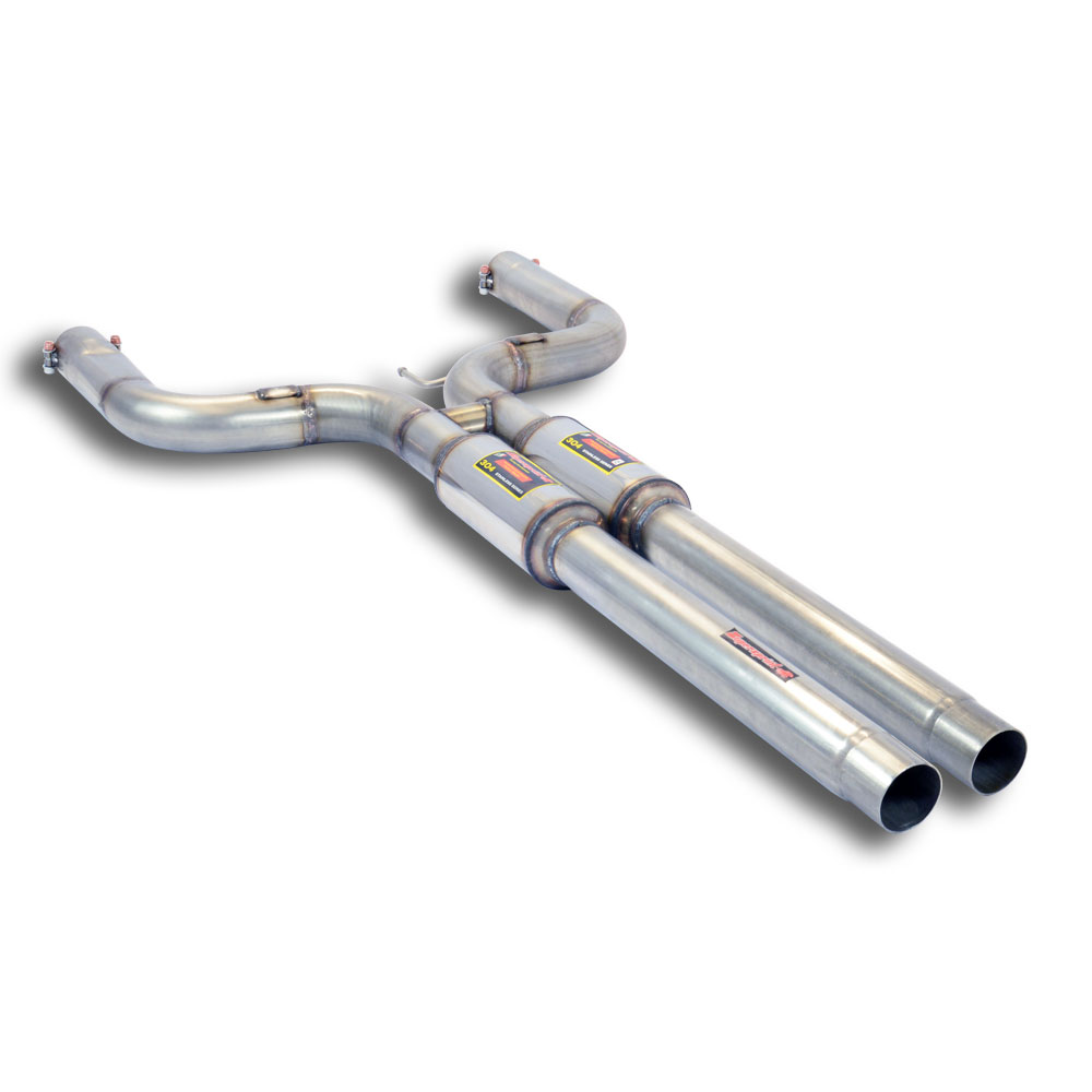 Centre exhaust Right - Left with  H-Pipe
