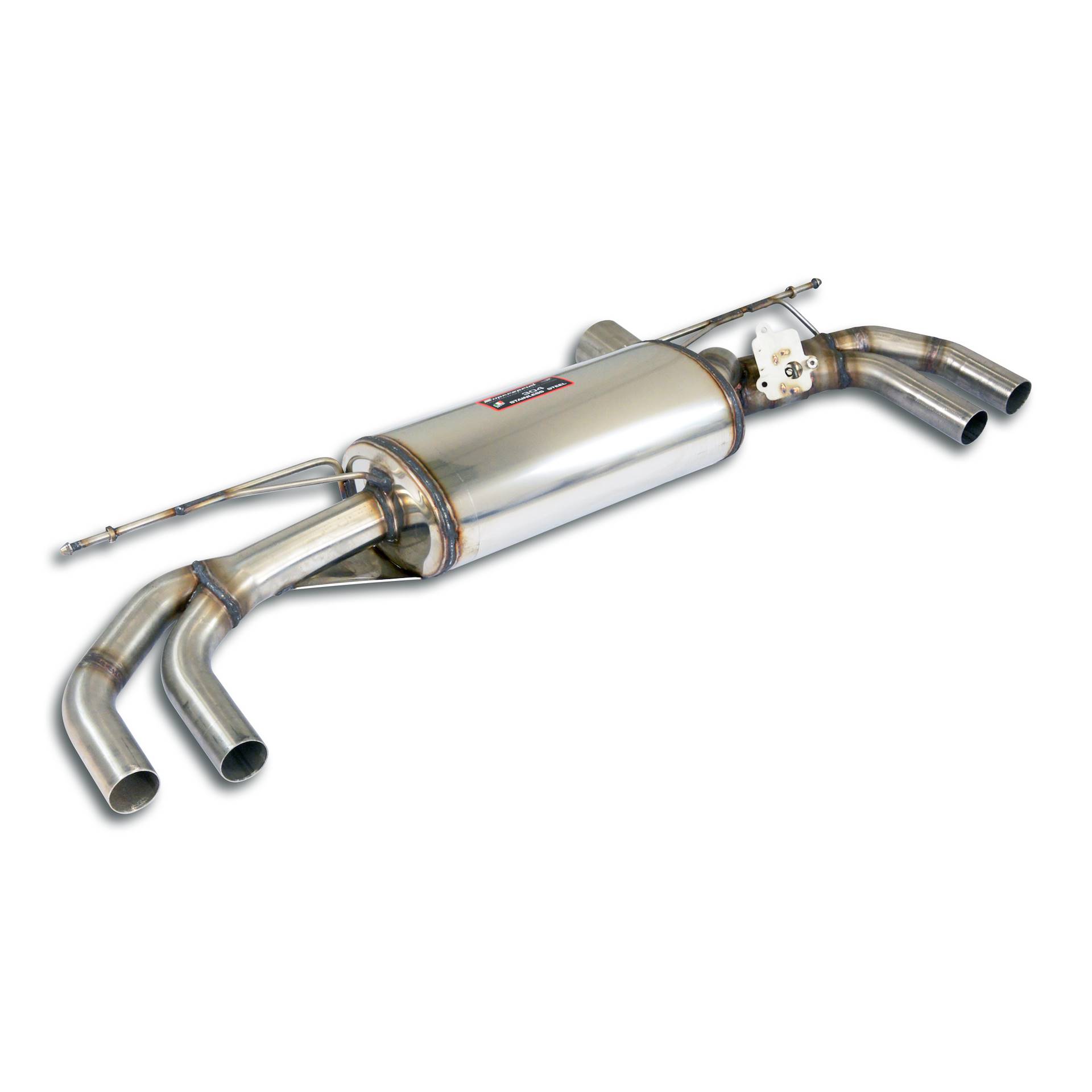 Rear exhaust right - left with valve