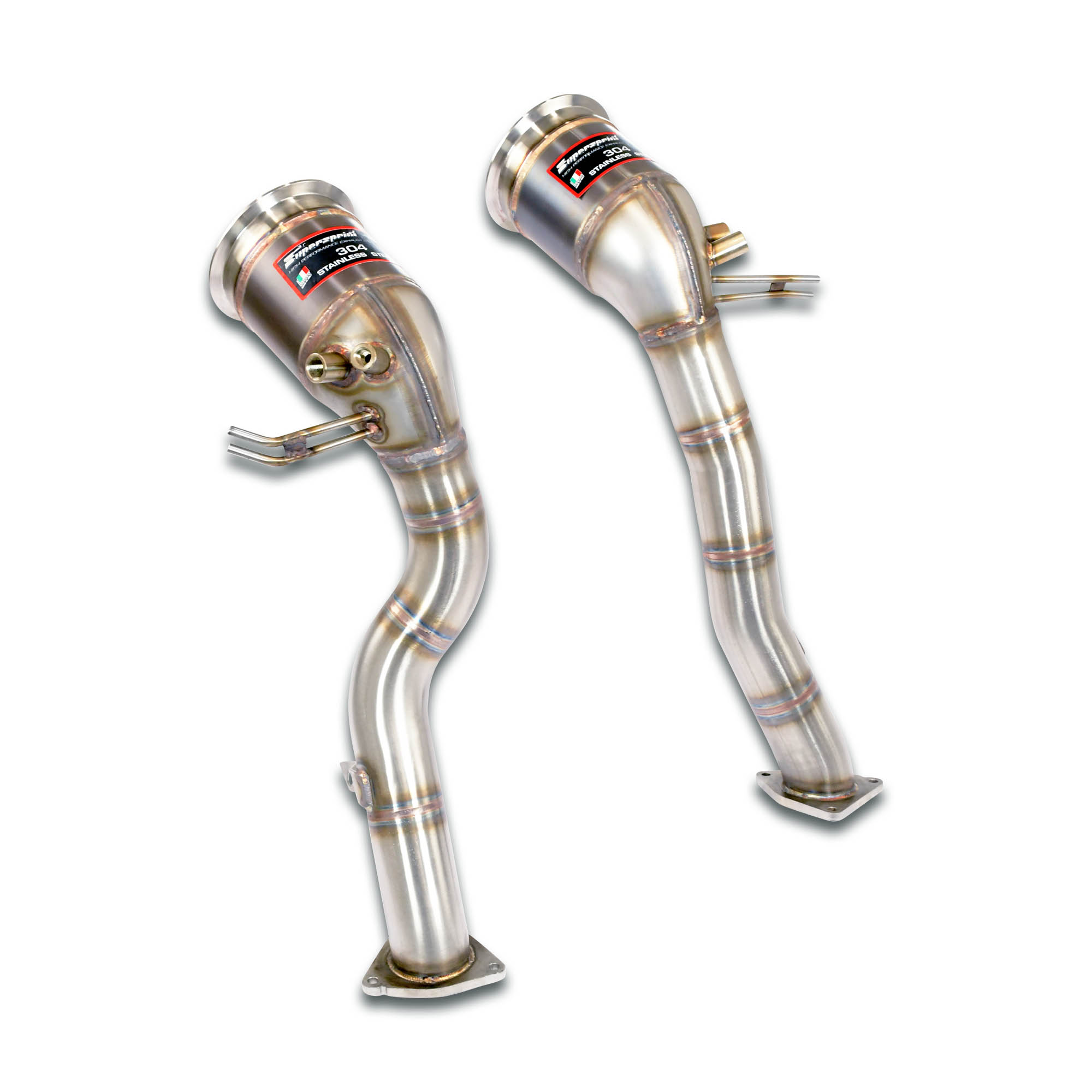 Downpipe right - left + metallic catalytic (Deletes GPF) (Left / Right Hand Drive)