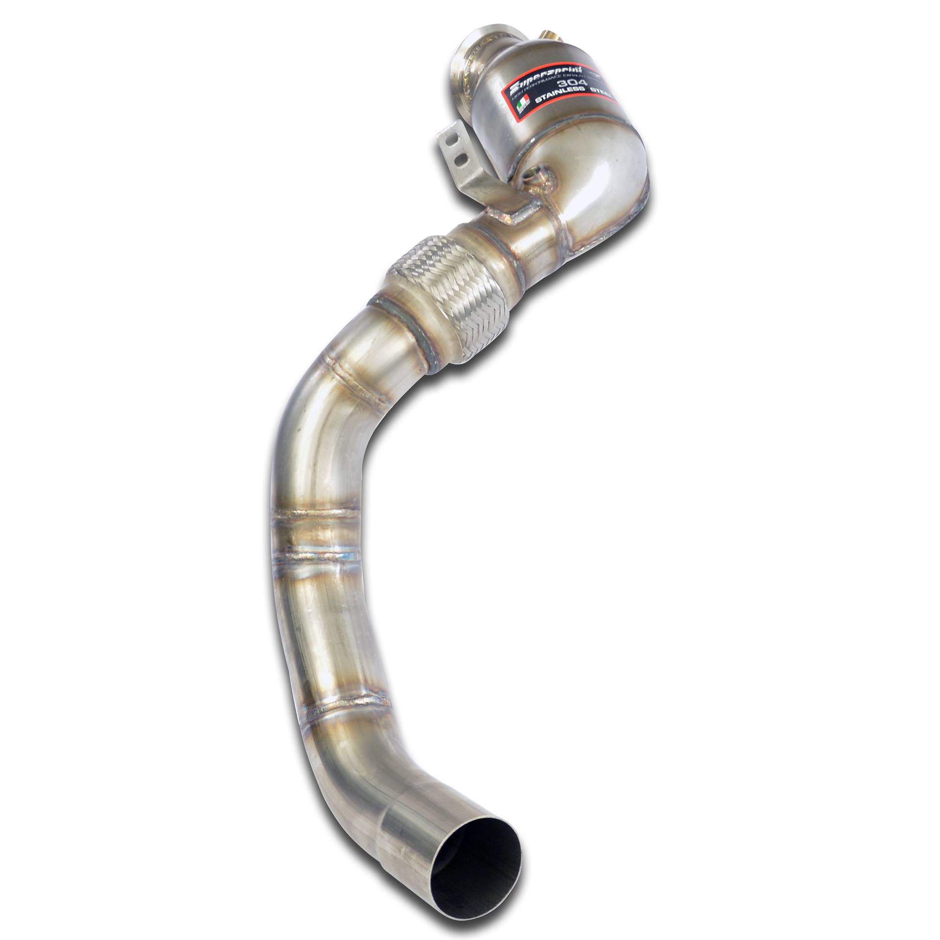 Turbo downpipe kit +  Metallic catalytic Left Accepts the stock Cat.-Back system