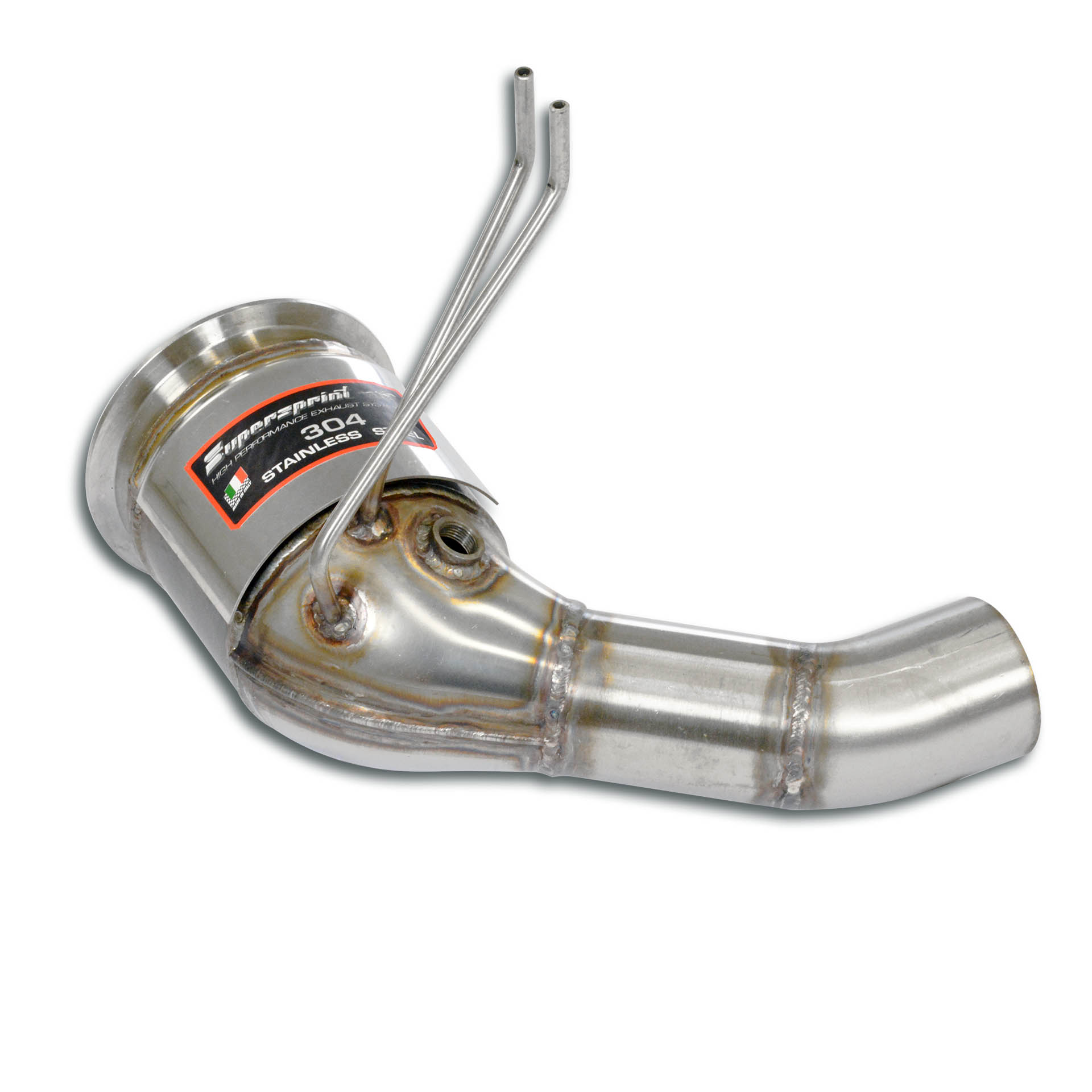 Downpipe Links + Sport Metallkatalysator (GPF-Entfall)
