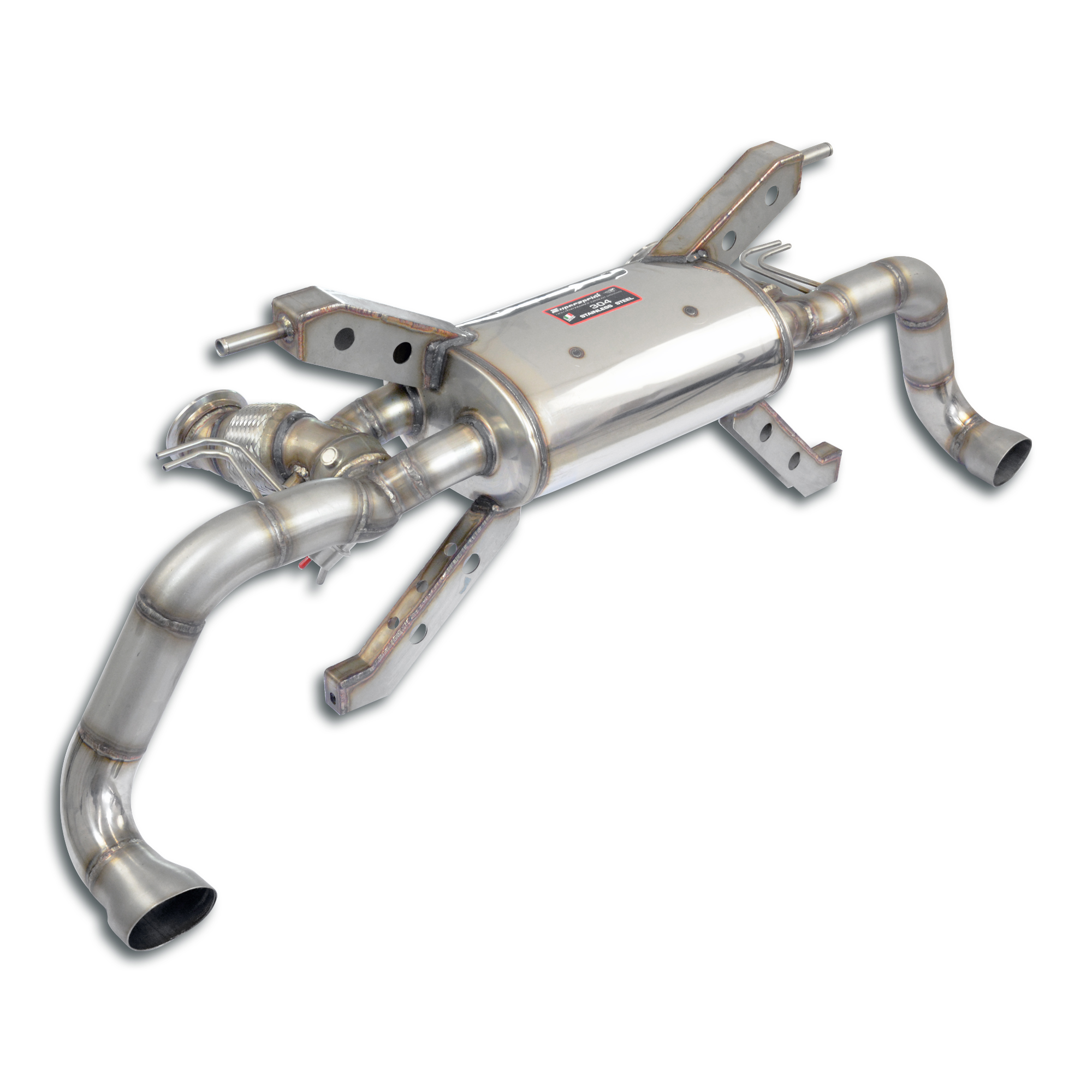 Rear exhaust with valves Right - Left Suono Variabile (Deletes GPF - fits to the stock endpipes)