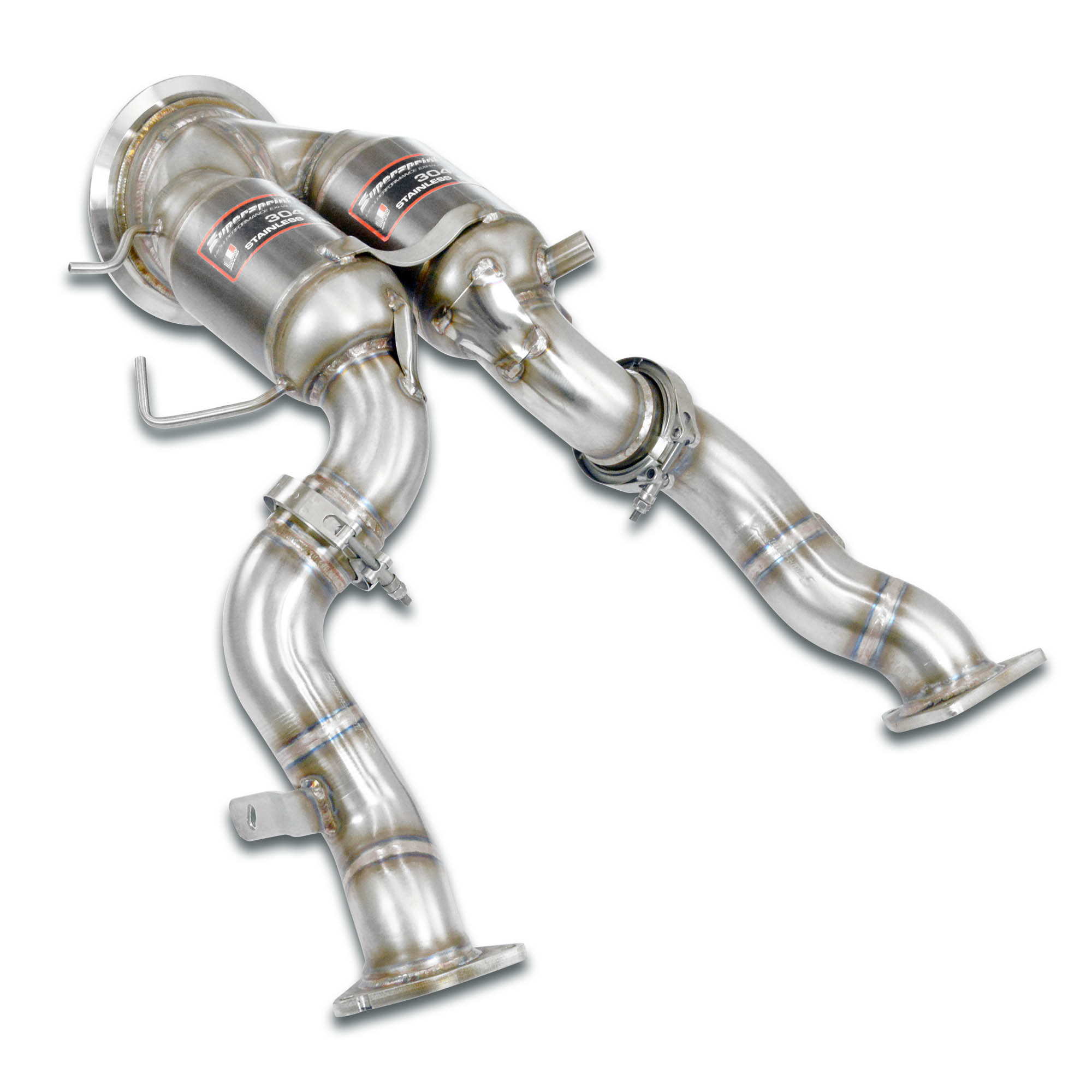 Downpipe avec catalyseur métallique droite - gauche (volant à droite ou gauche)