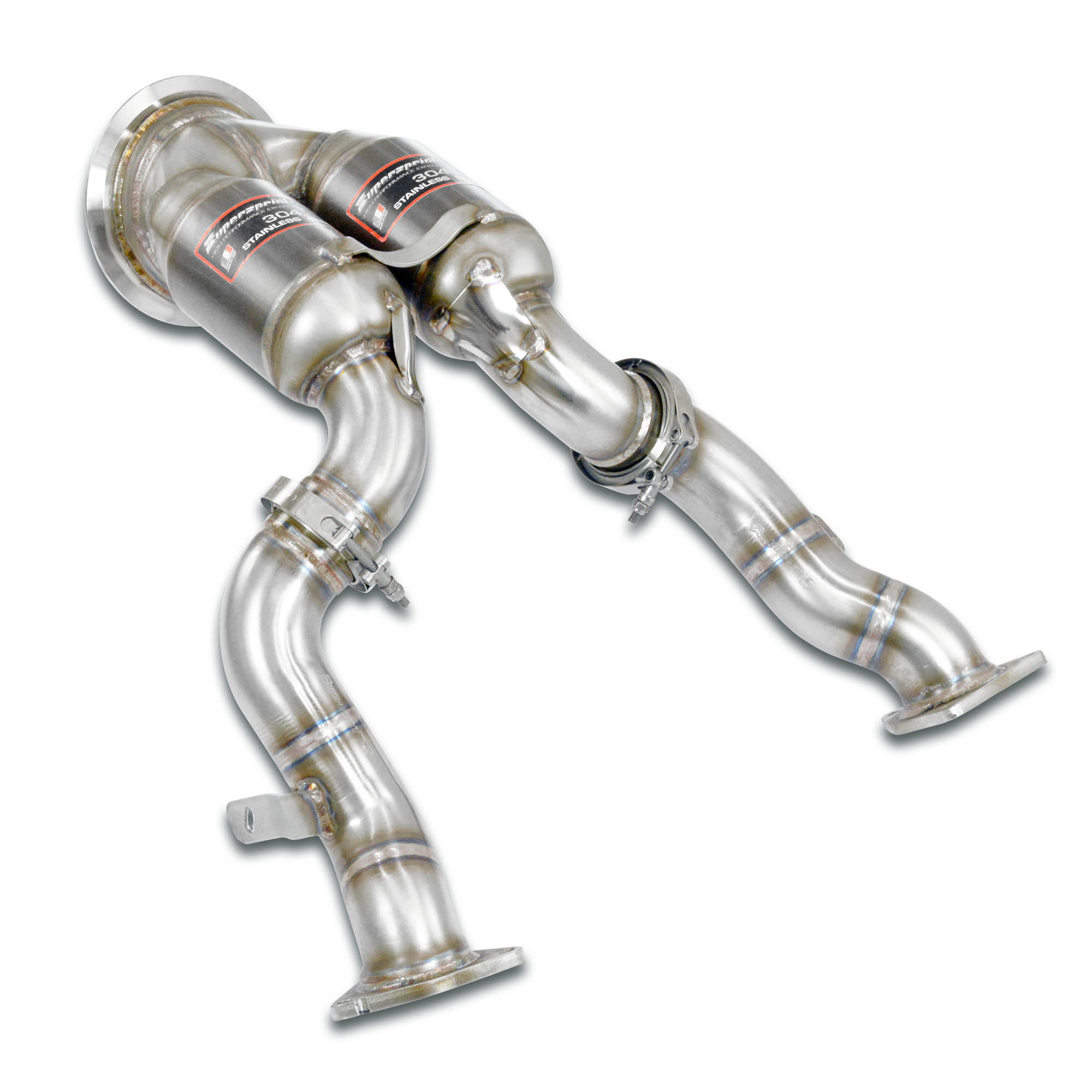 Downpipe mit Metalkatalysator Rechts - Links (Left / Right Hand Drive)