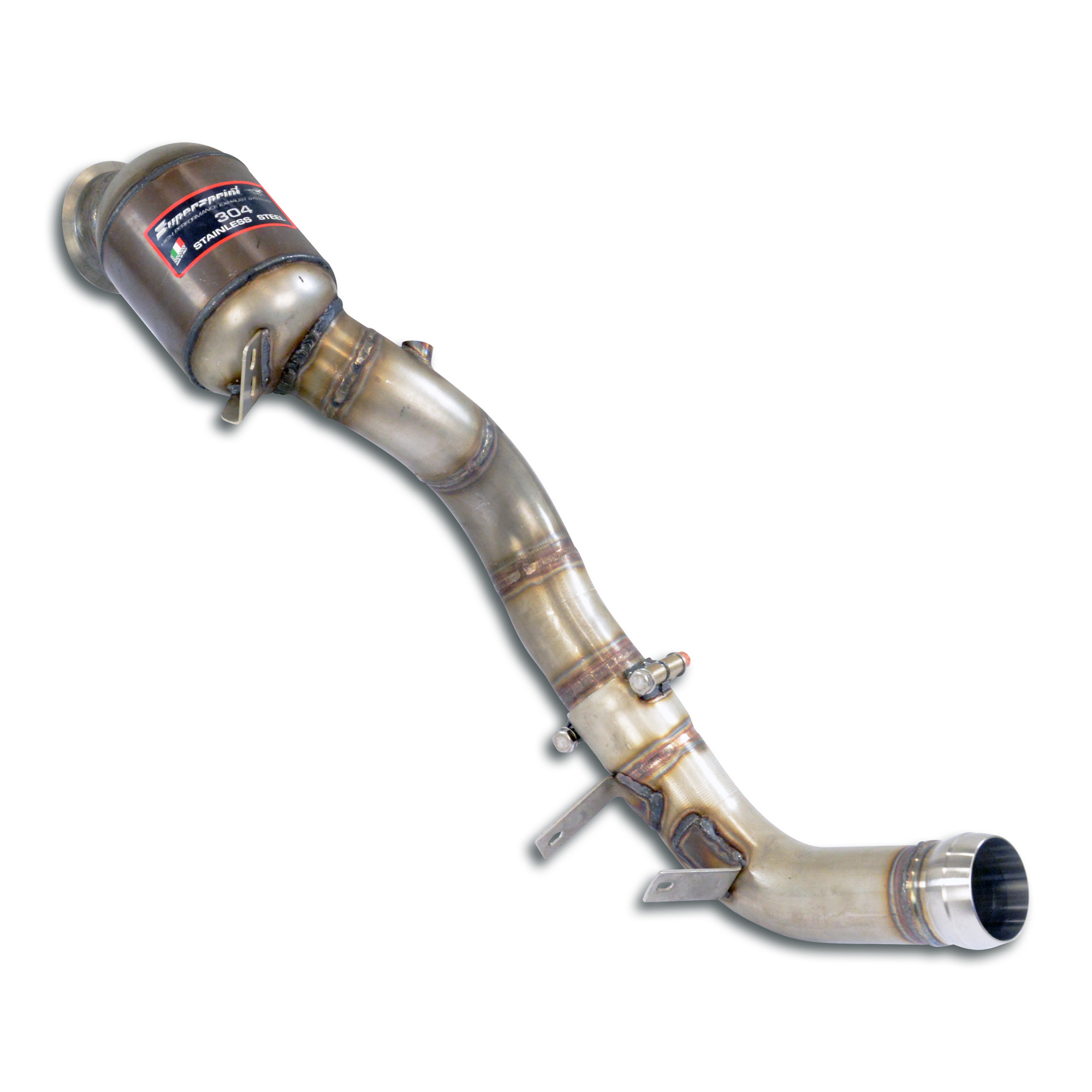 Downpipe Right + Metallic pre-catalytic converter Deletes the secondary catalytic + GPF (RHD - LHD)