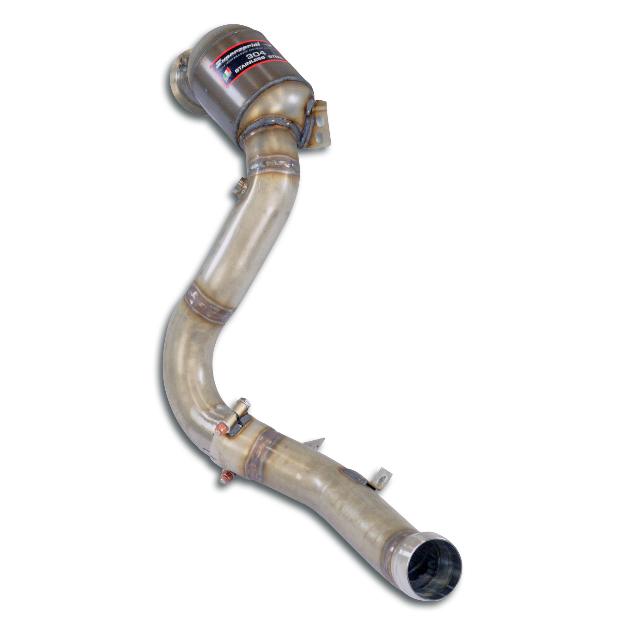 Downpipe Left + Metallic pre-catalytic converter Deletes the secondary catalytic + GPF (RHD - LHD)