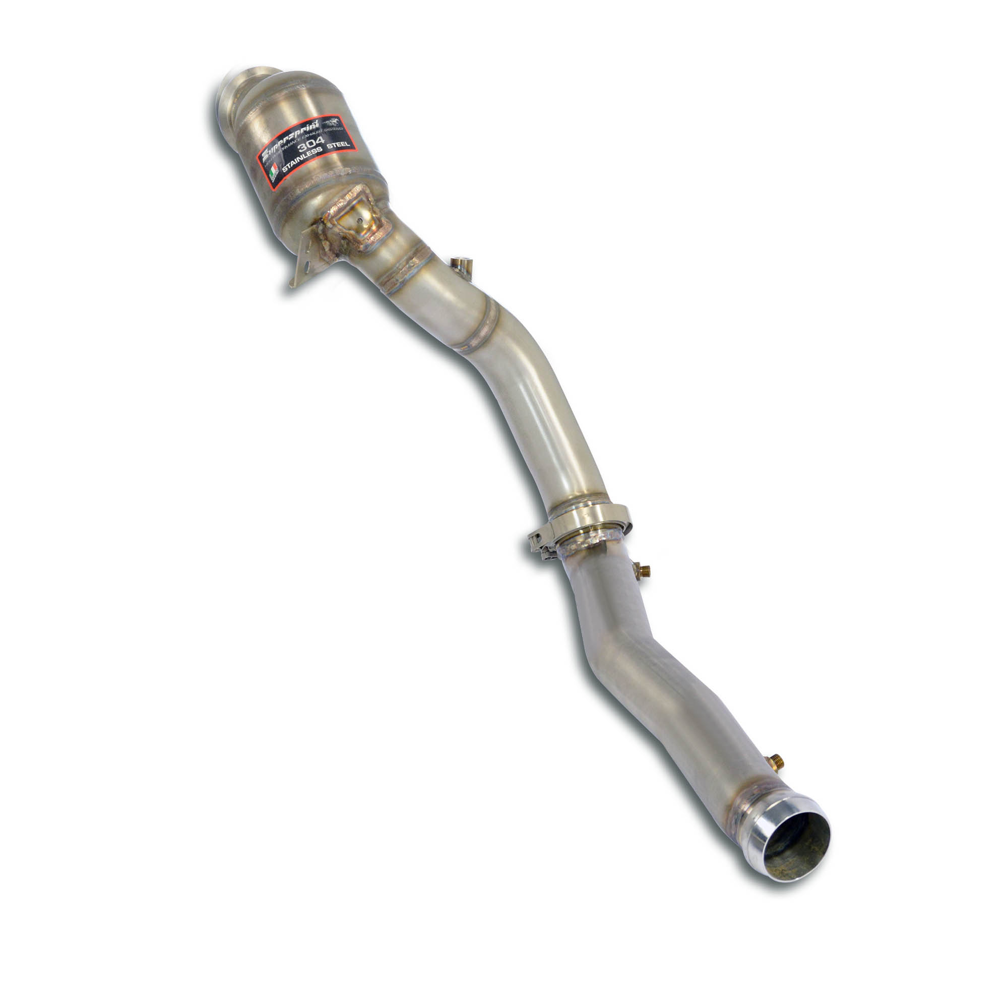 Downpipe Right + Metallic pre-catalytic converter (Replaces 2°catalytic converter)