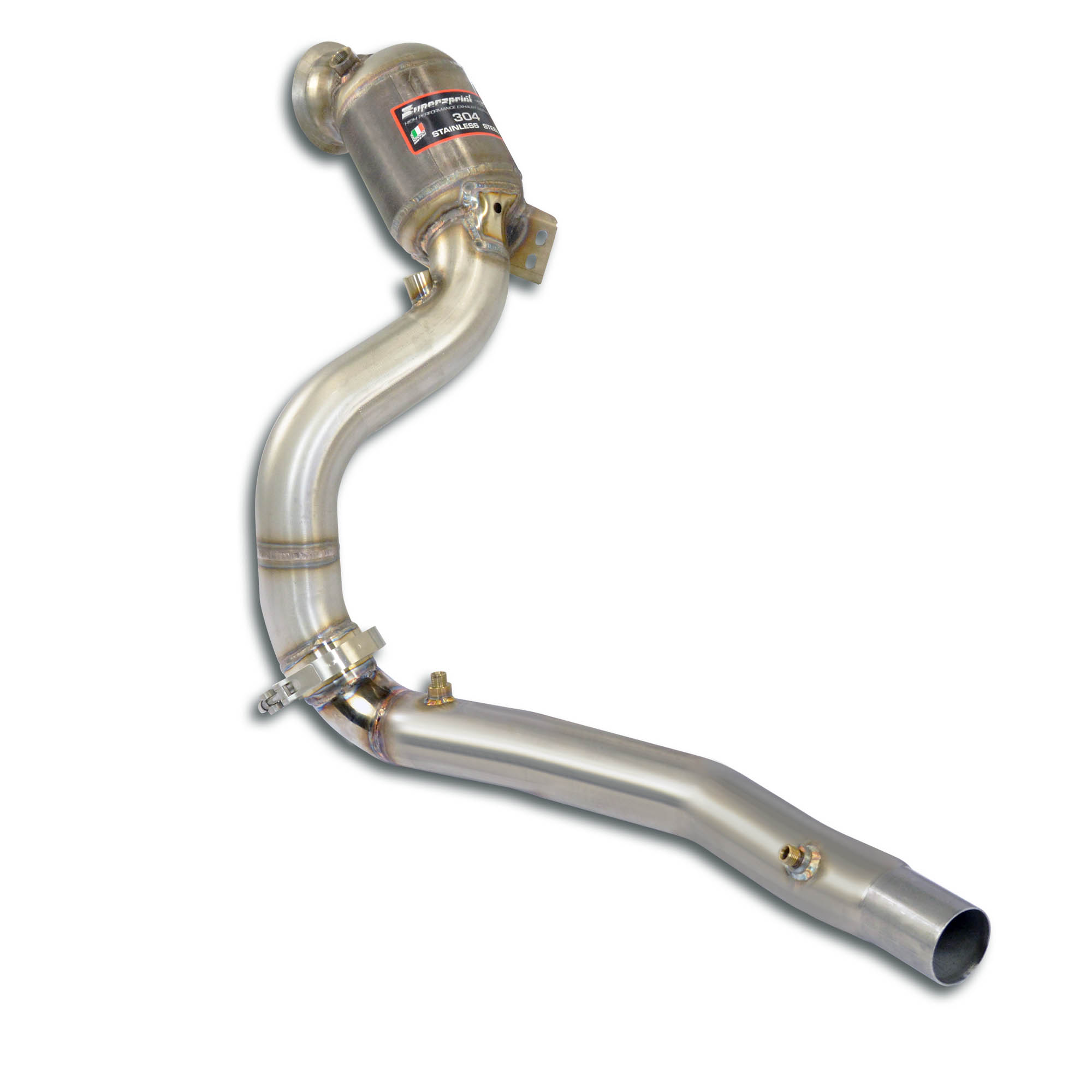 Downpipe Left + Metallic pre-catalytic converter (Replaces 2°catalytic converter)