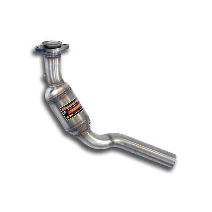 Downpipe Left + Metallic catalytic converter