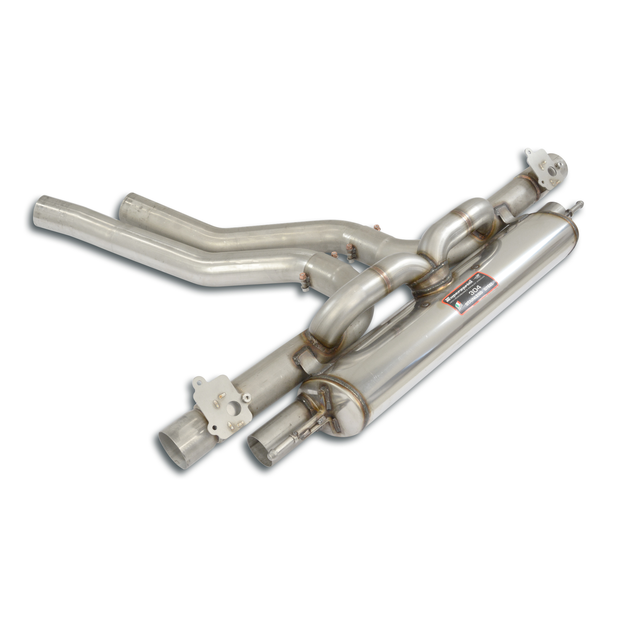 Rear exhaust right - left with dual valve