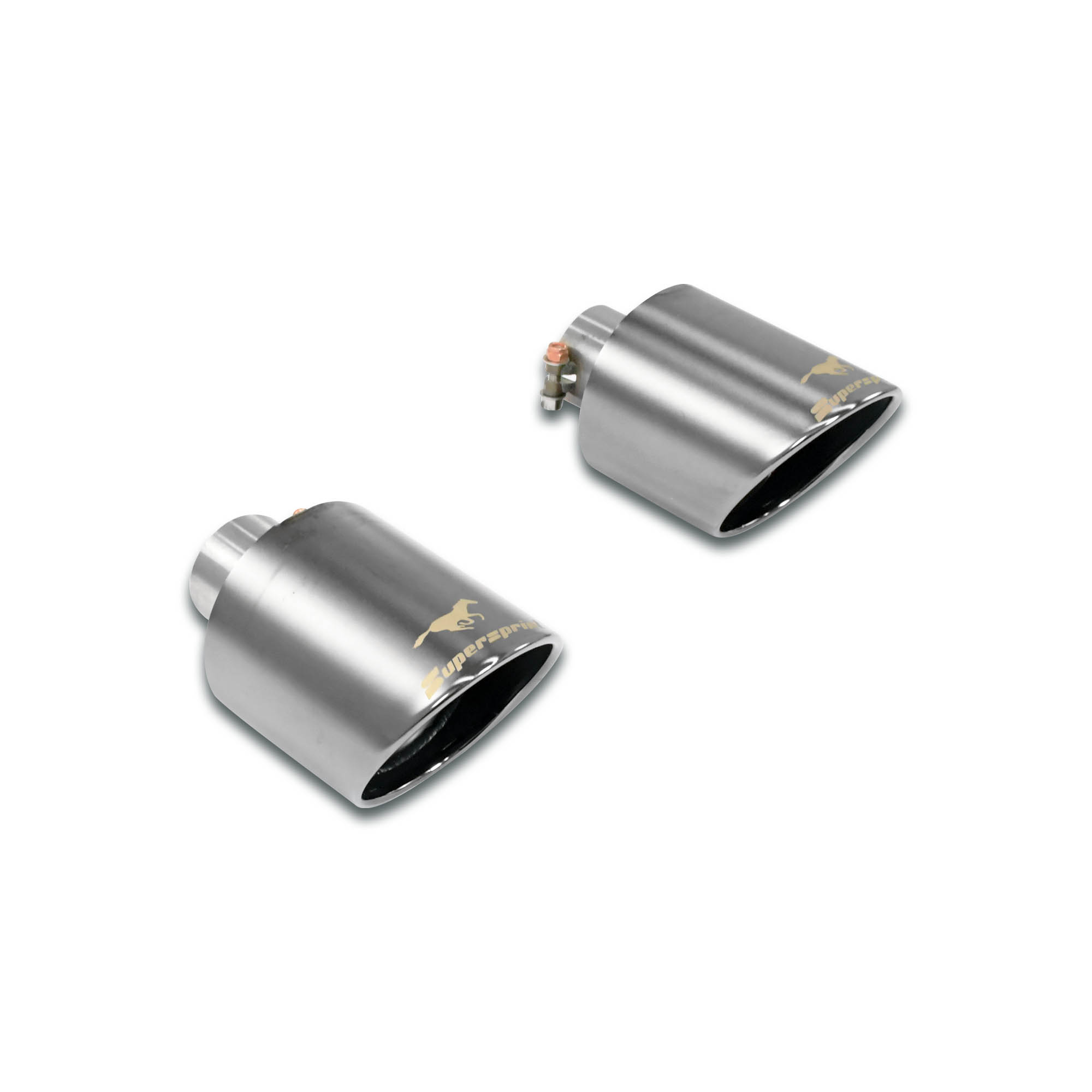 Endpipe kit Right - Left Gun Metal Grey O 120
