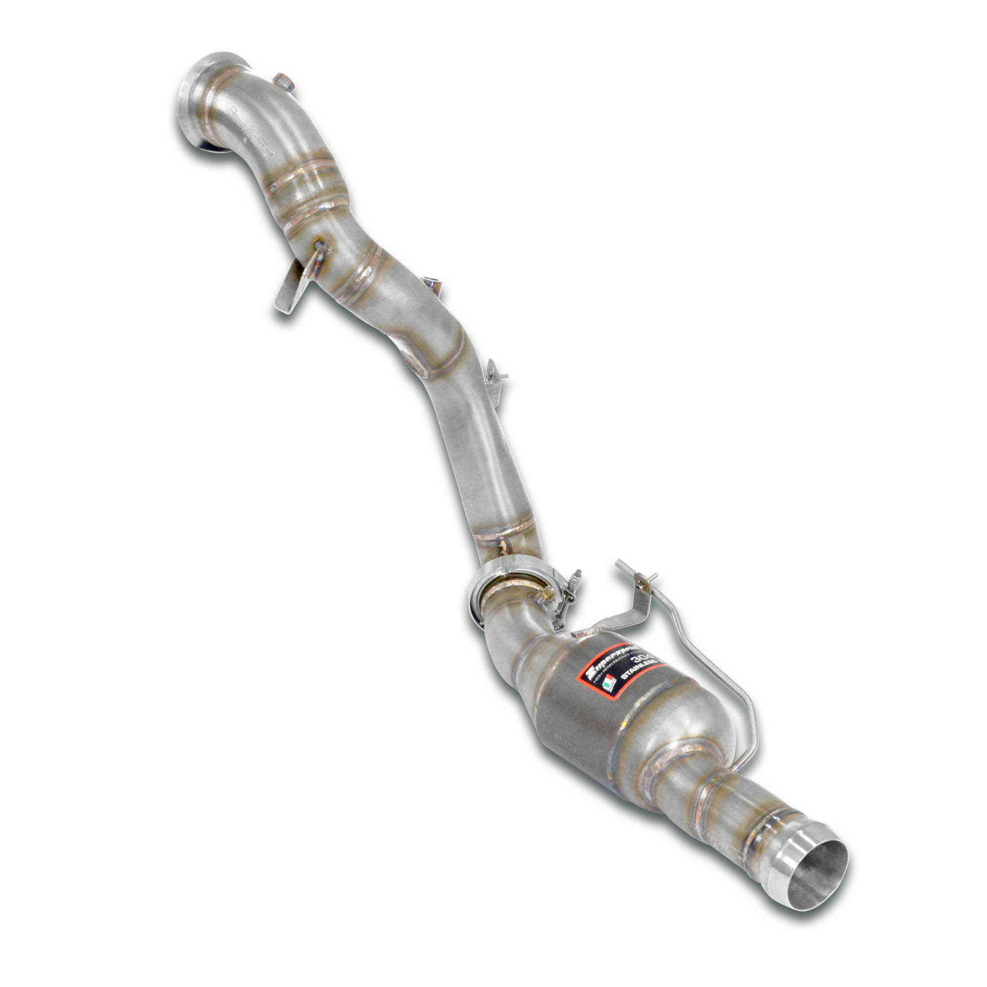 Downpipe Right + Metallic catalytic converter (Replaces pre-catalytic converter)  