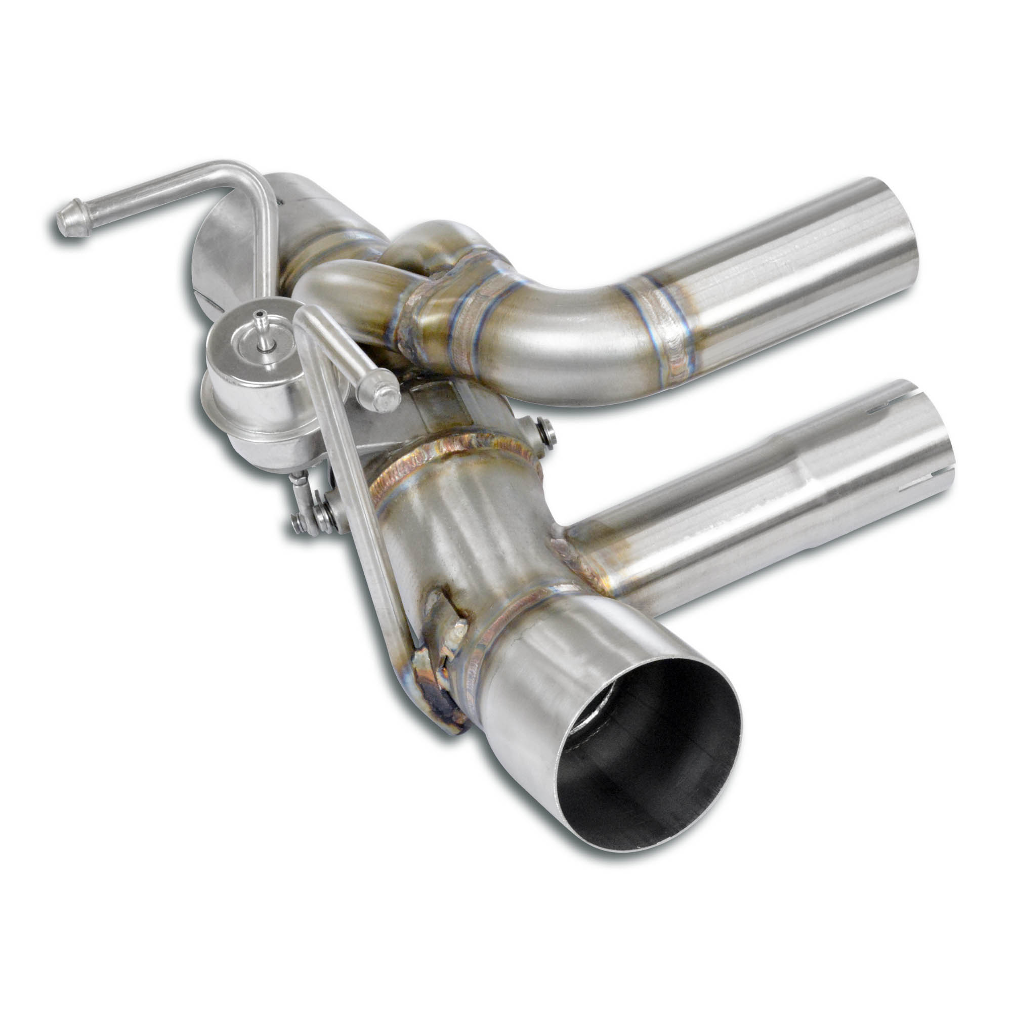 Rear pipe left with valve 