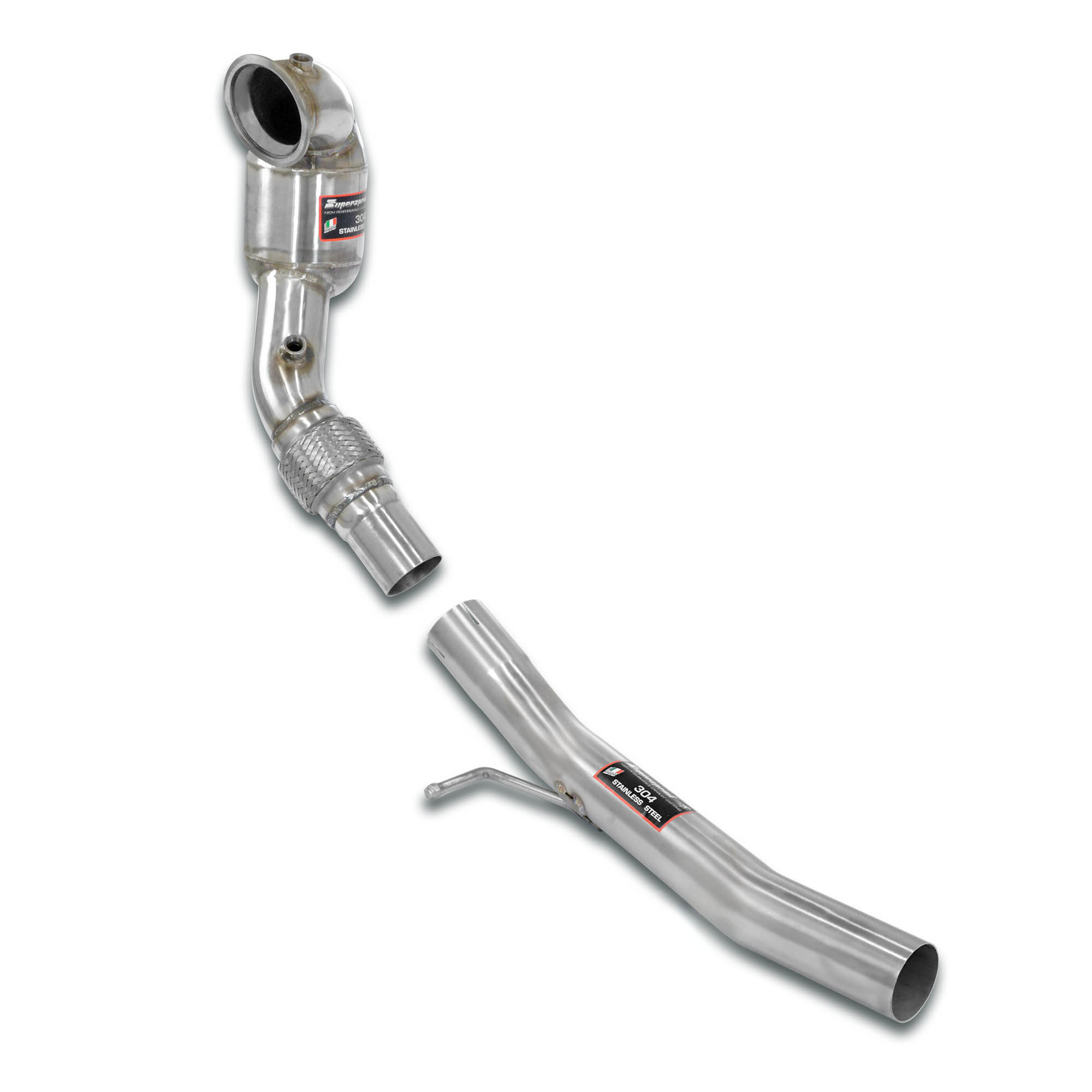 Downpipe + Metallic catalytic converter WRC 100 CPSI  