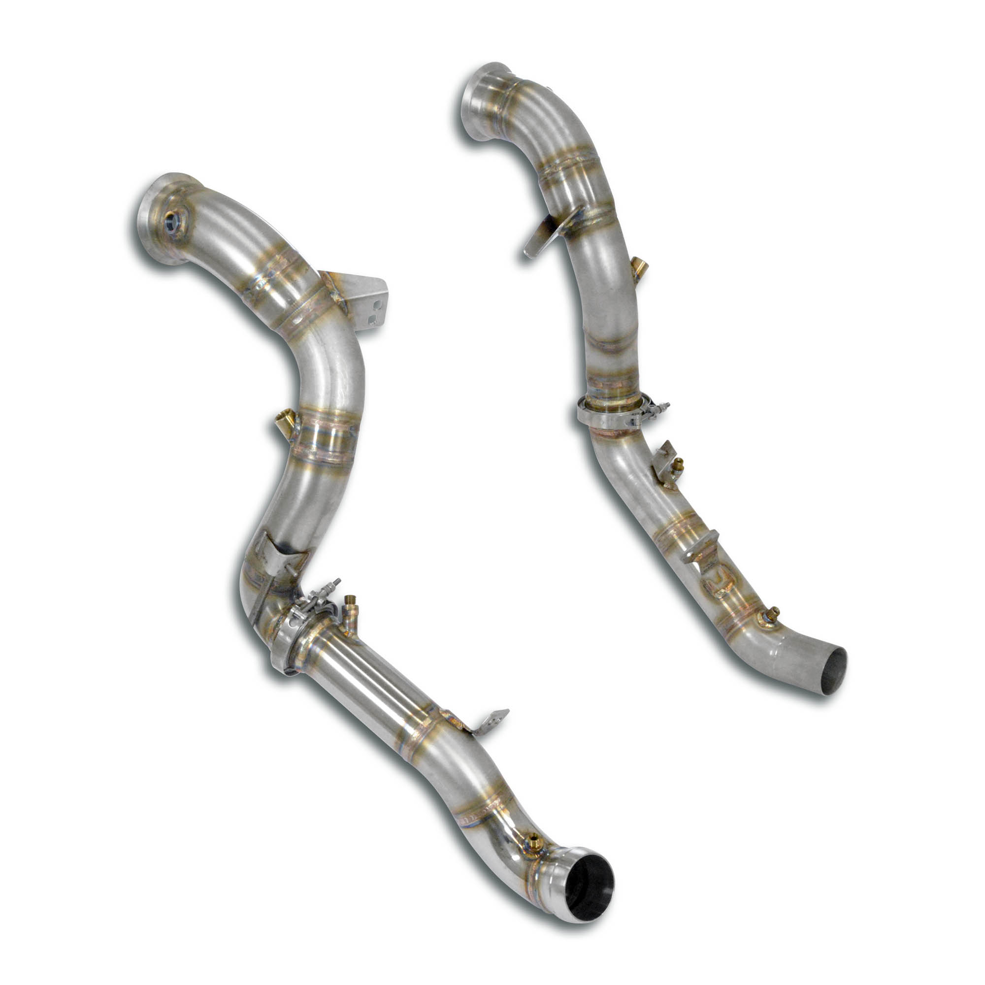 Downpipe kit Right + Left Deletes the primary and the secondary catalytics + GPF 