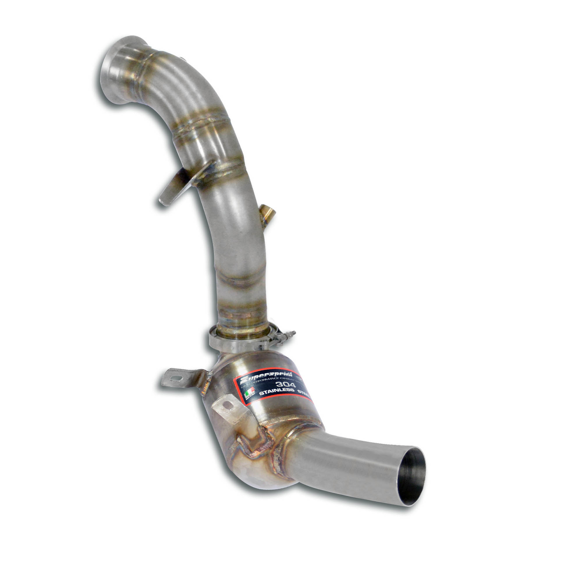 Downpipe Right + Metallic catalytic converter Deletes the primary catalytic + GPF  