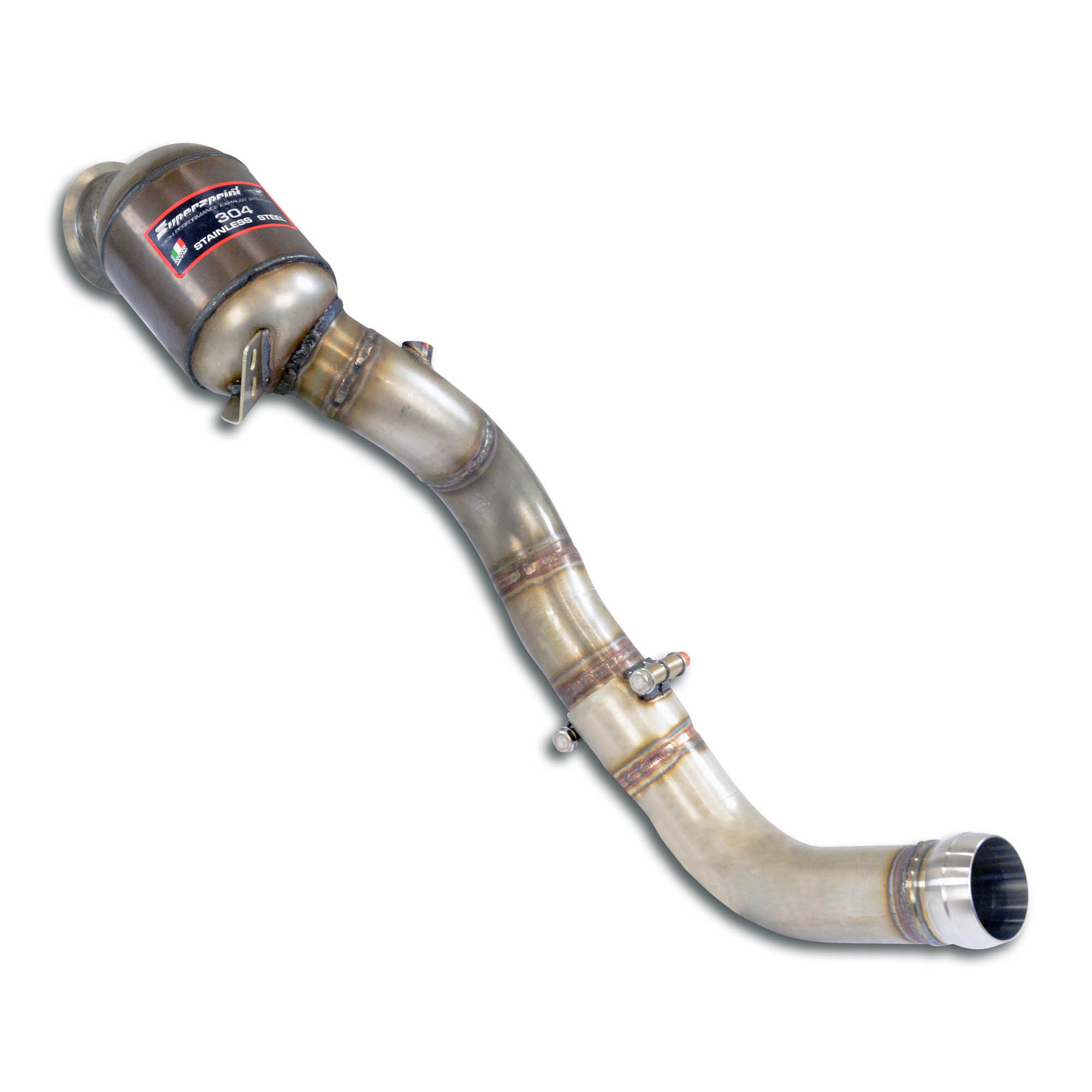Downpipe Right + Metallic pre-catalytic converter Deletes the secondary catalytic + GPF (RHD - LHD)