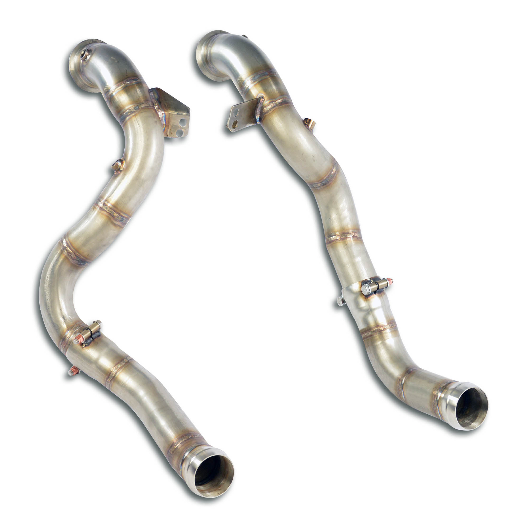 Downpipe kit Right + Left Deletes the primary and the secondary catalytics (RHD - LHD) 