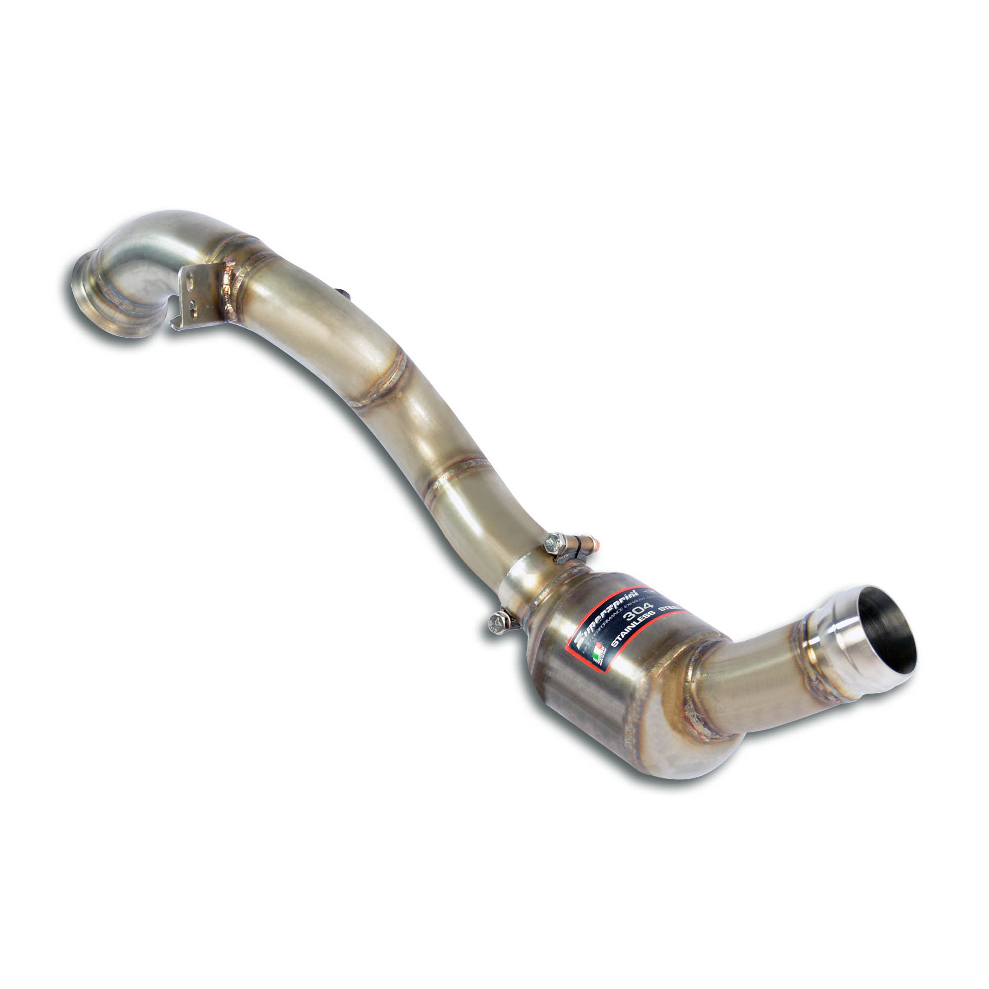 Downpipe Right + Metallic catalytic converter Deletes the primary catalytic (RHD - LHD) 