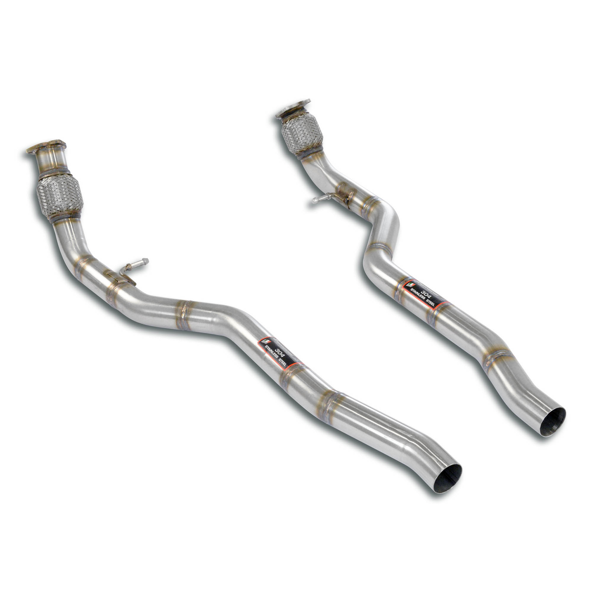 Kit tube avant Droite - Gauche (remplace origine Silencieux avant)  