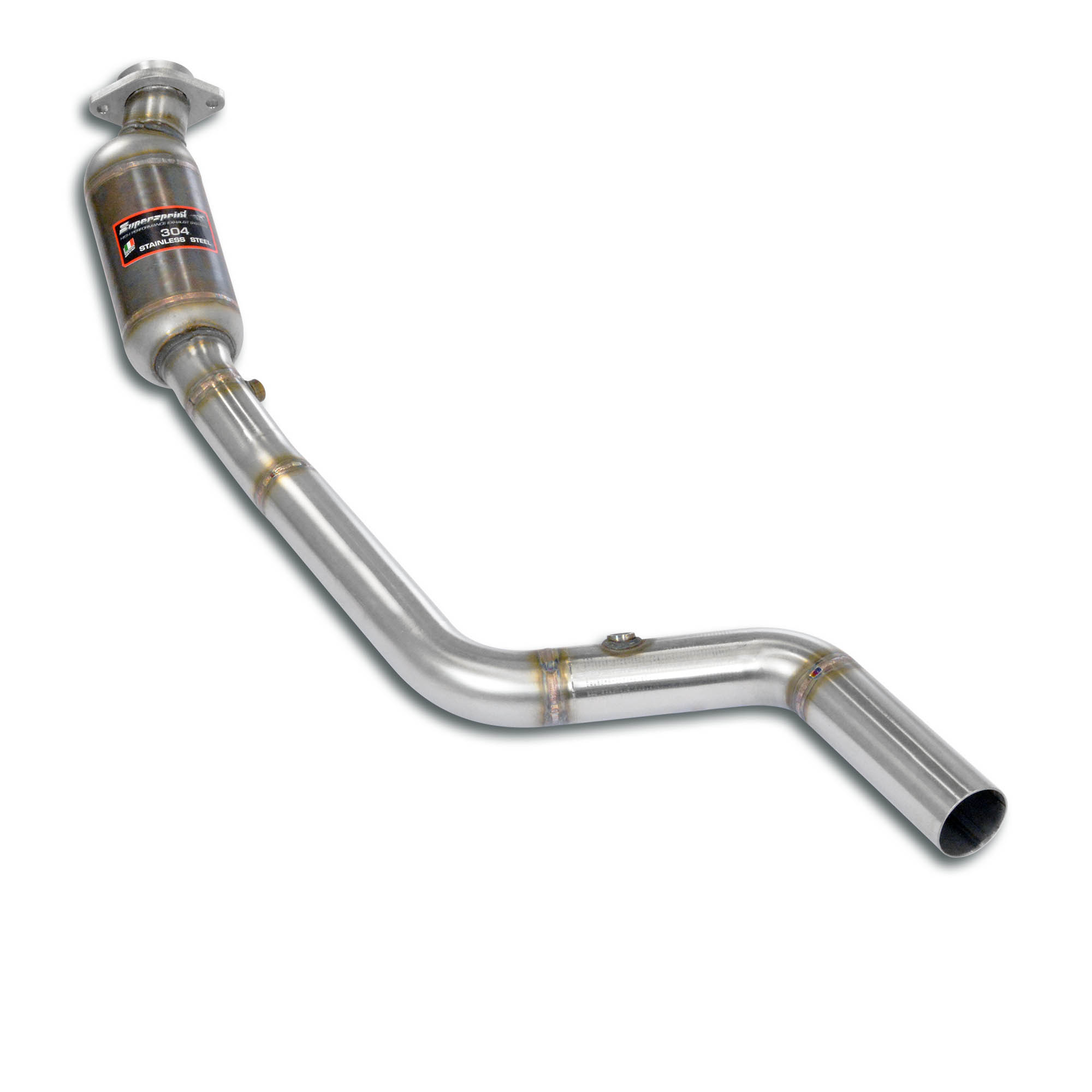 Downpipe Left + Metallic catalytic 