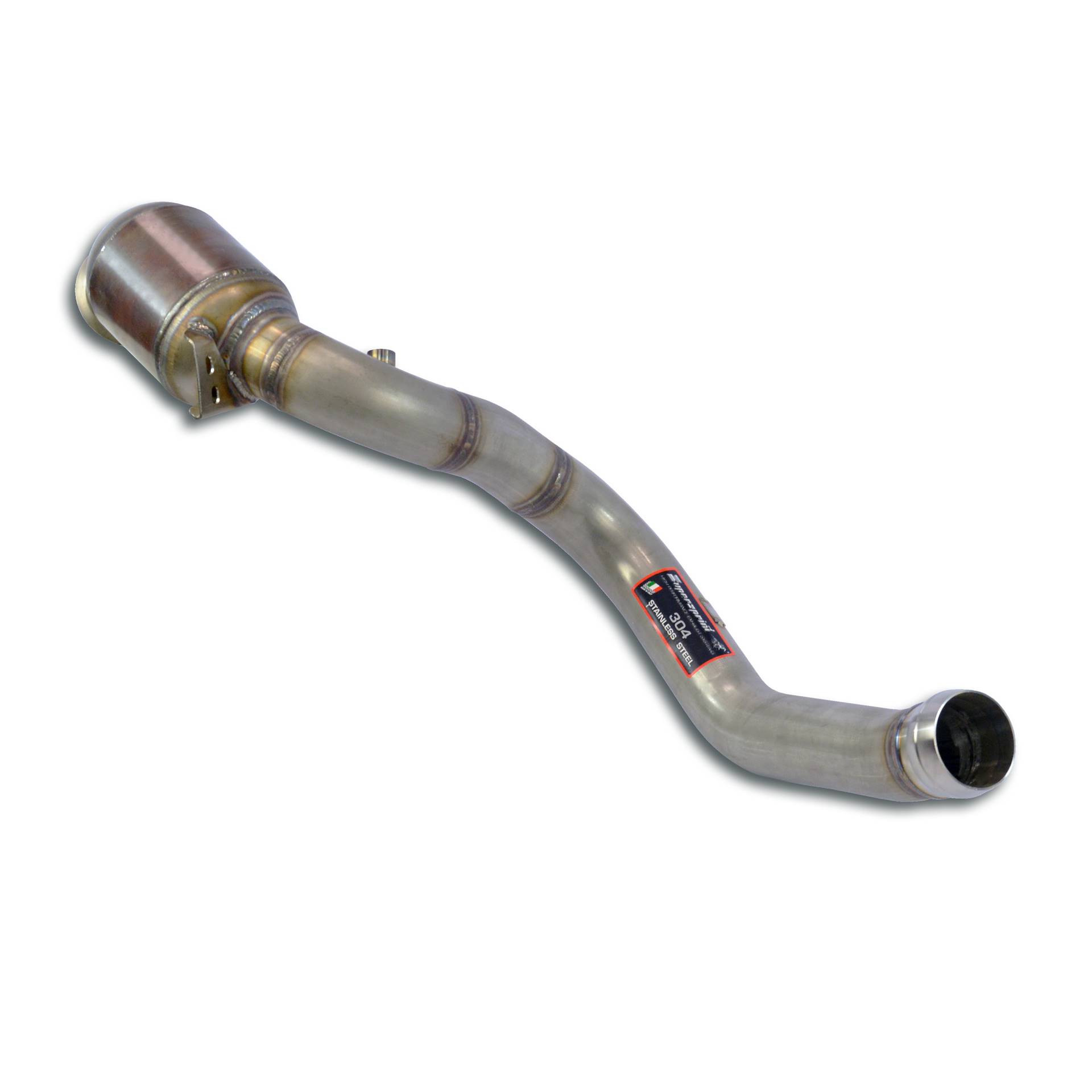 Downpipe Right + Metallic pre-catalytic converter Deletes the secondary catalytic + GPF 