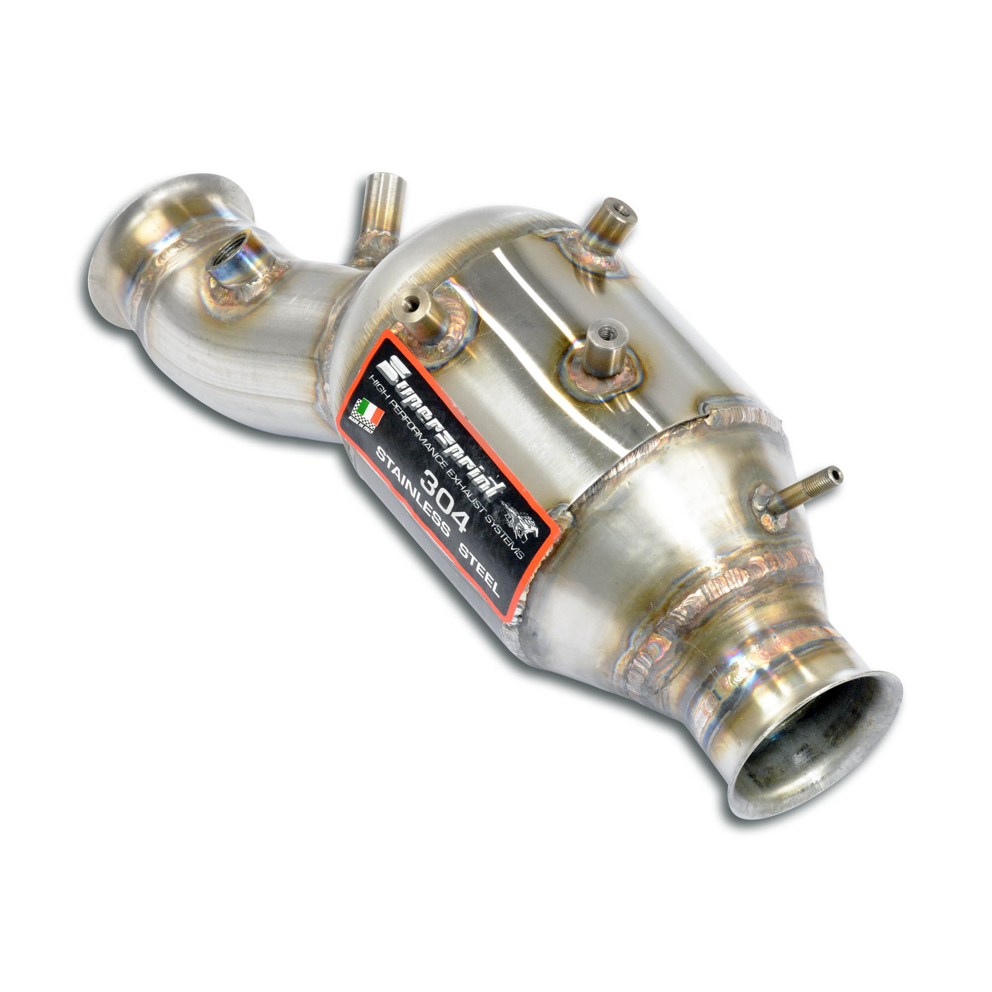 Catalizador metalico delantero izquierdo 