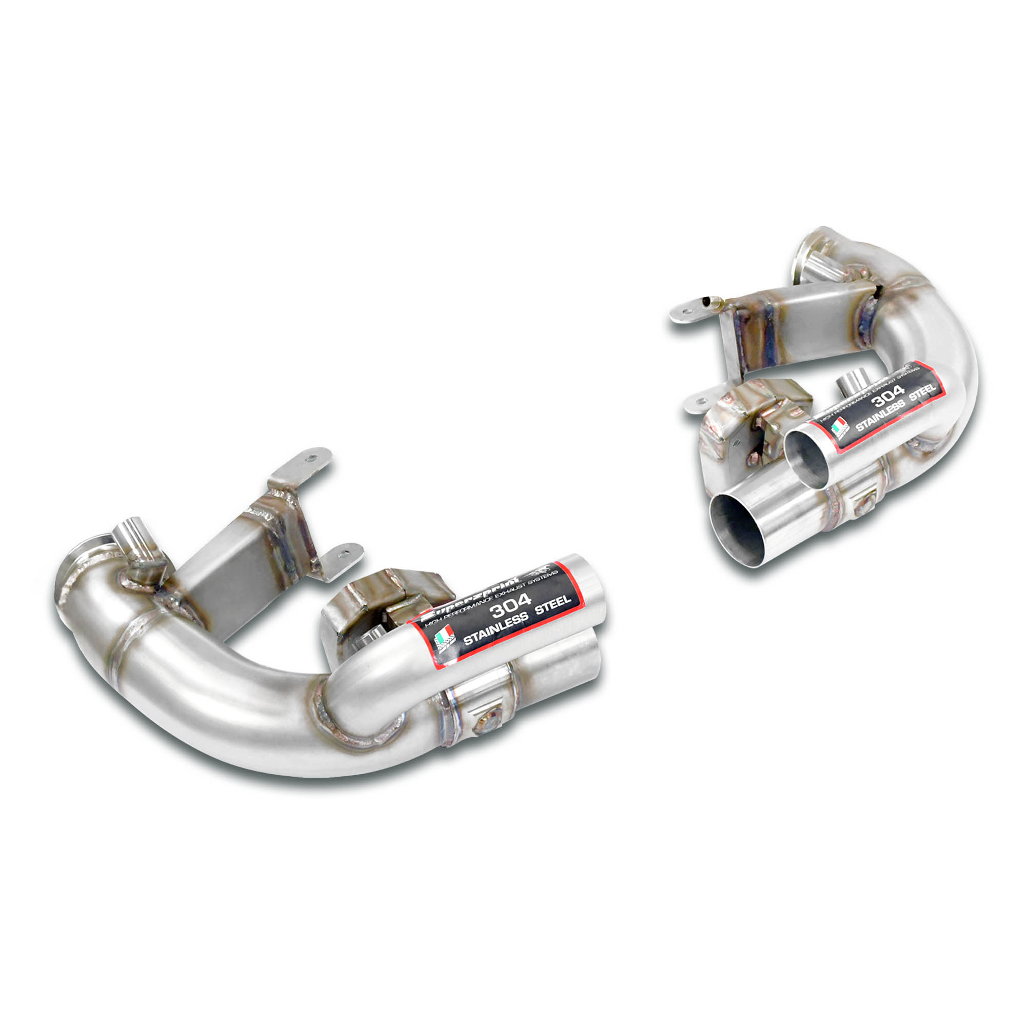 Front pipes kit Right - Left (Replaces catalytic converter + GPF) with valve