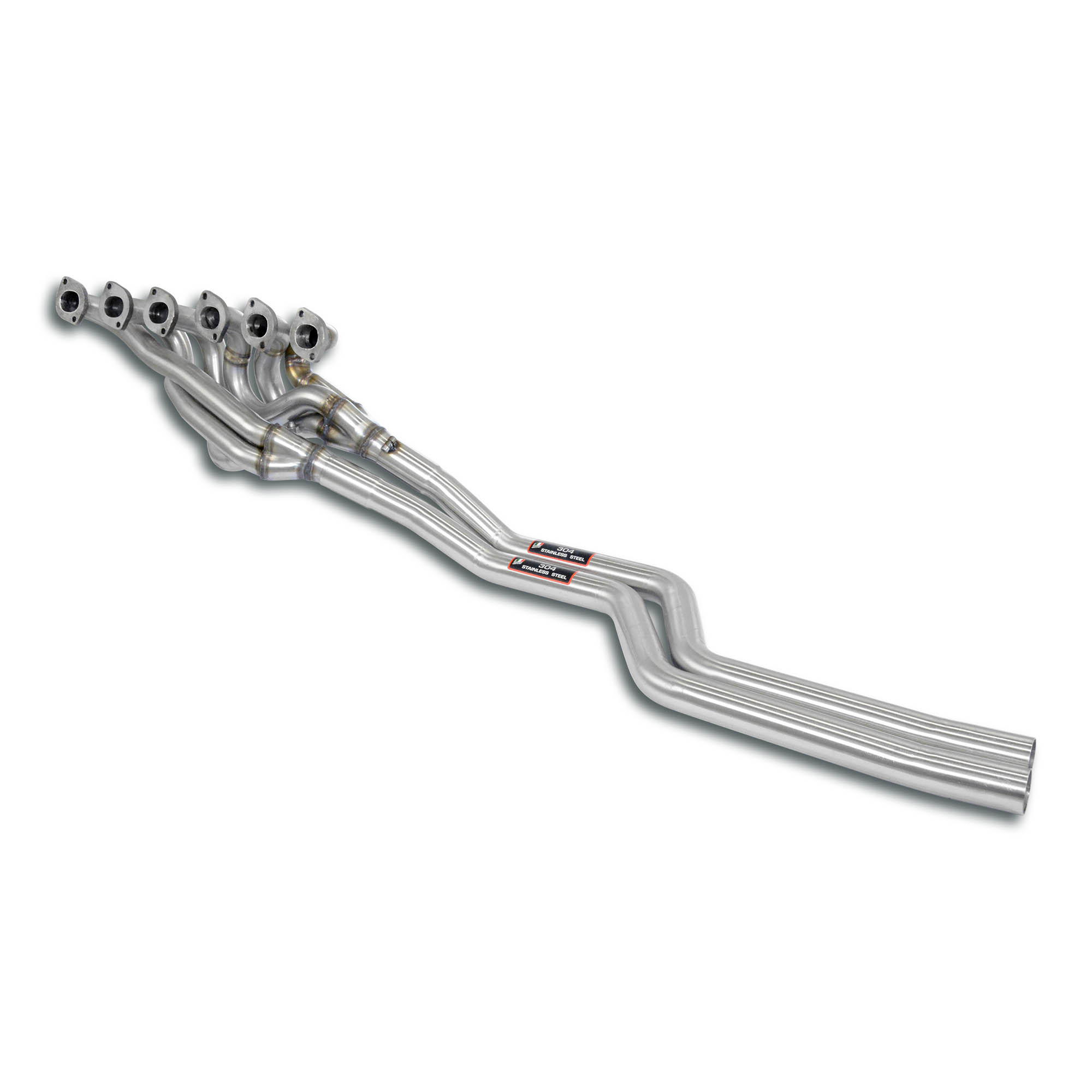 Manifold + connecting pipes 100% Stainless steel (Left Hand Drive)