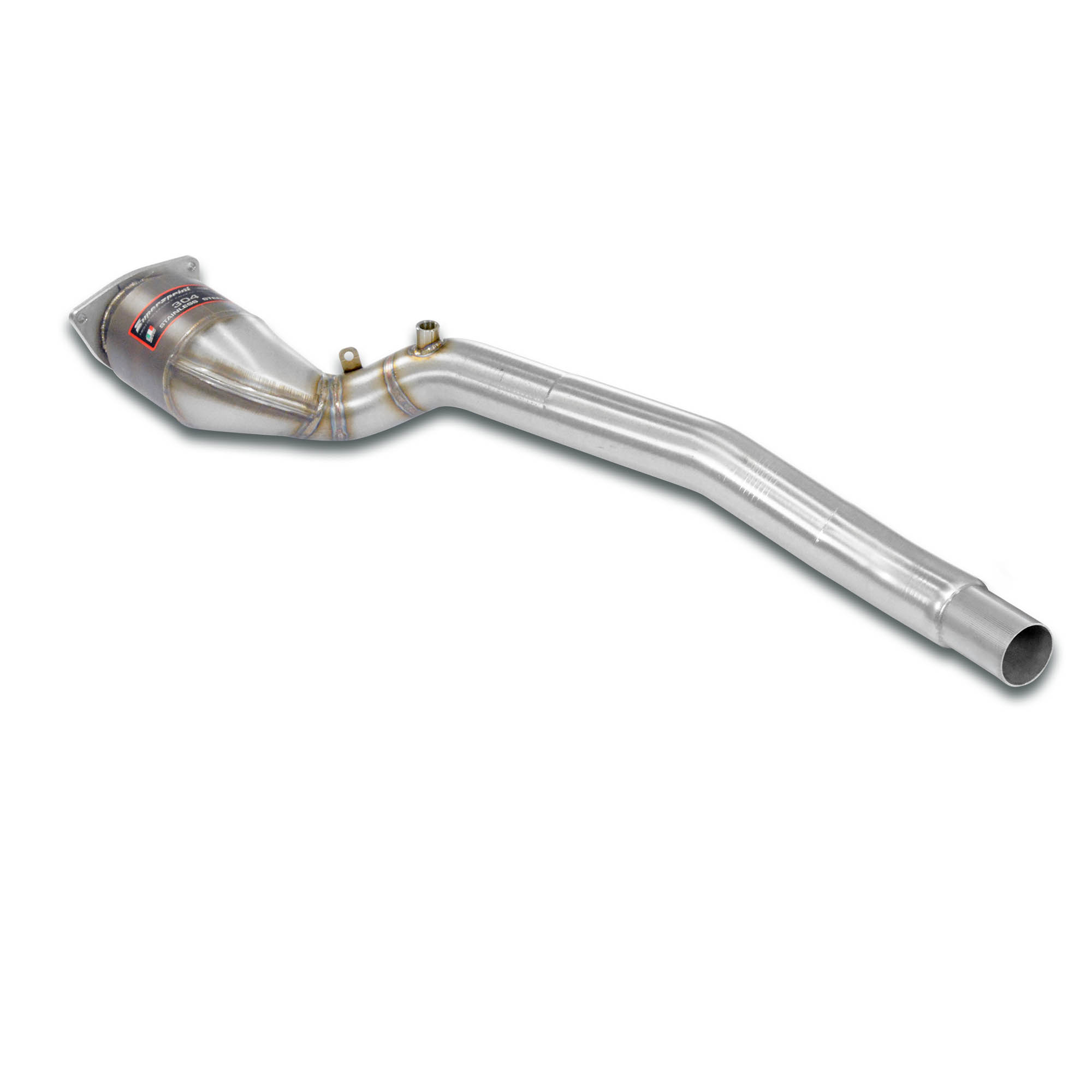 Tubo anterior con catalizador metalico izquierdo