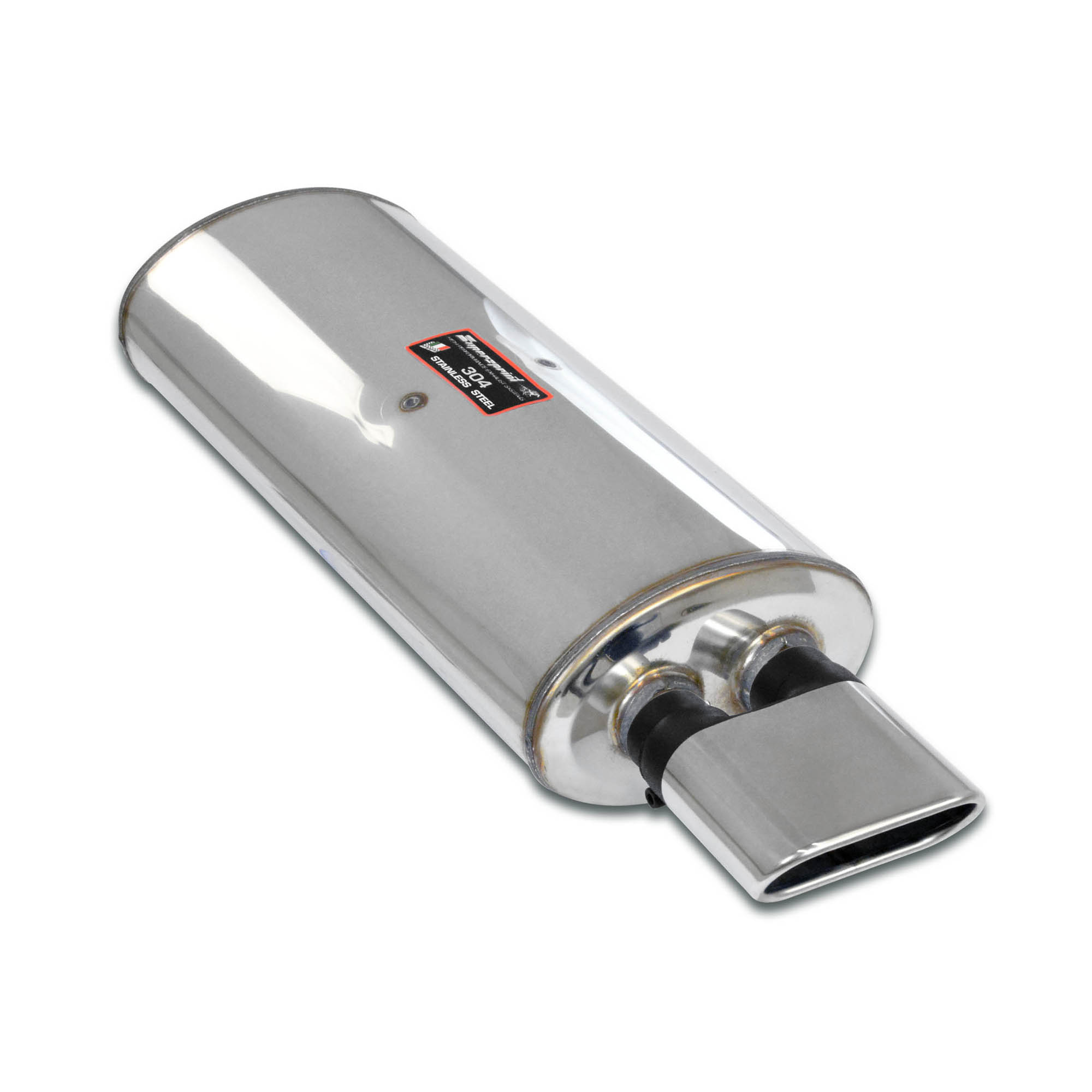 Rear exhaust Hartge flat oval tail pipe 140x65 (straight exit)