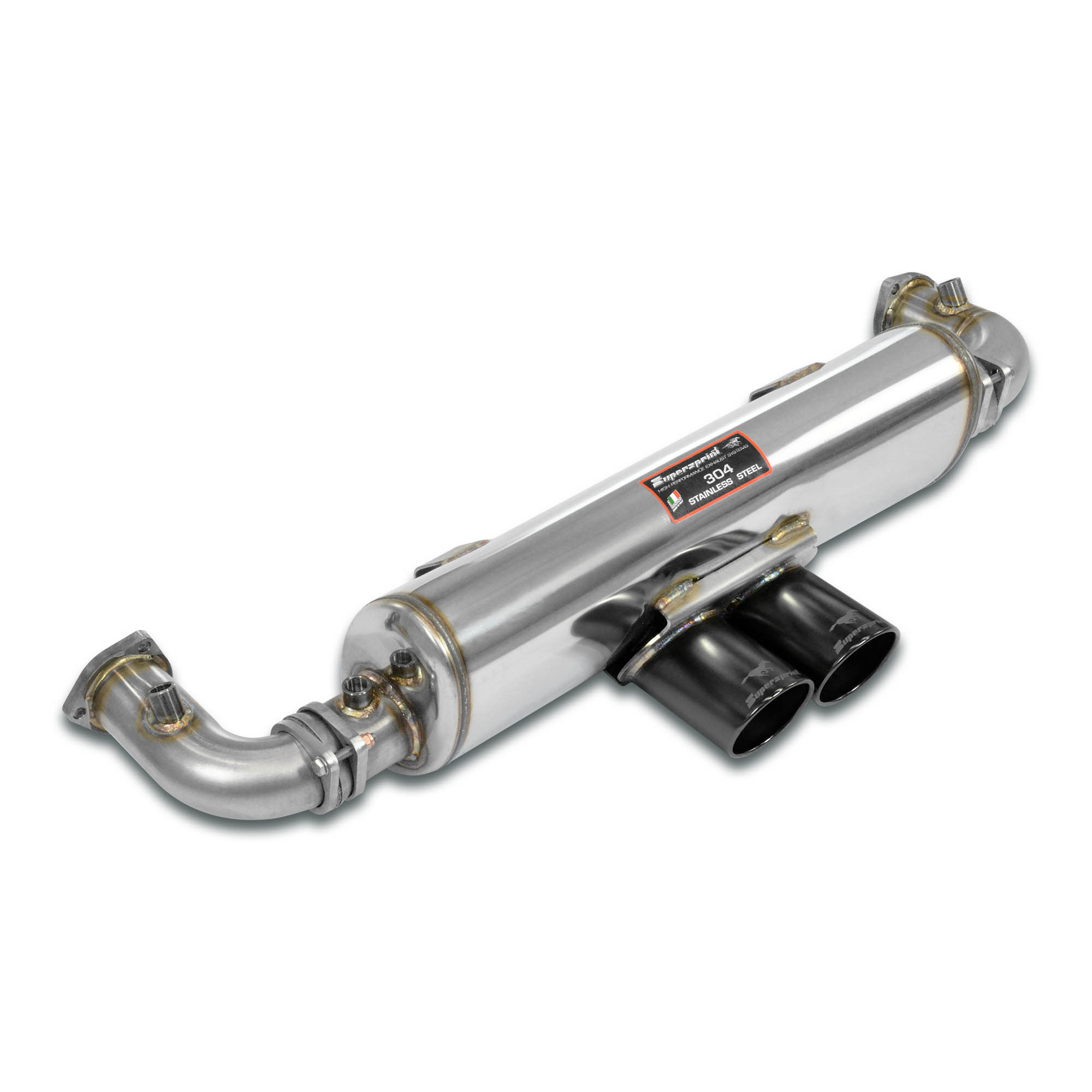 Rear exhaust (no Kat.) OO90 Gun Metal Grey