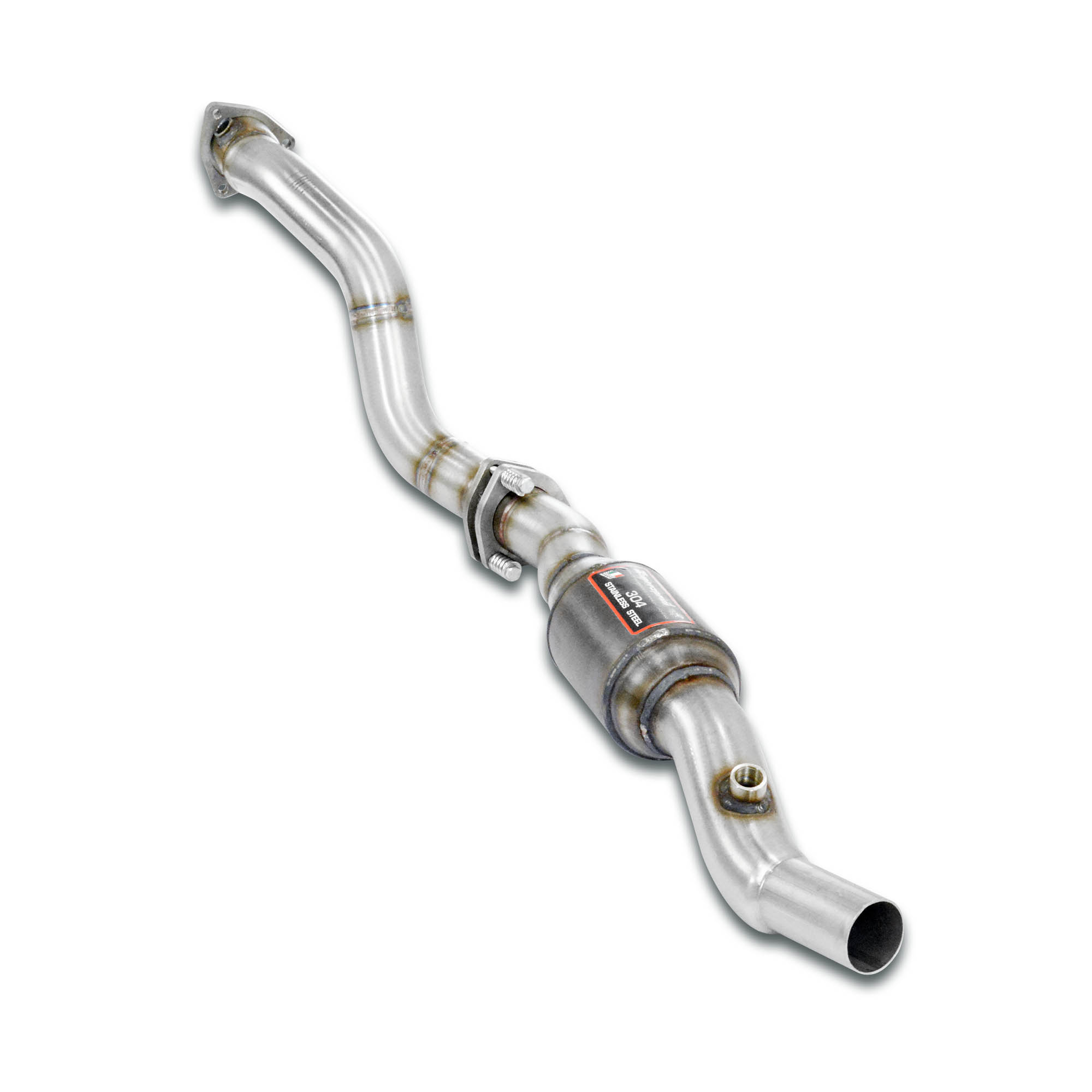 Downpipe Droite + Catalyseur métallique 