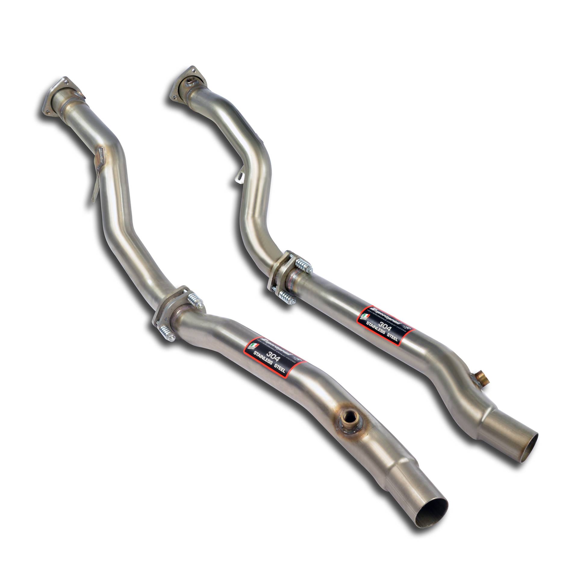 Downpipe kit Right + Left (Replaces catalytic converter) 