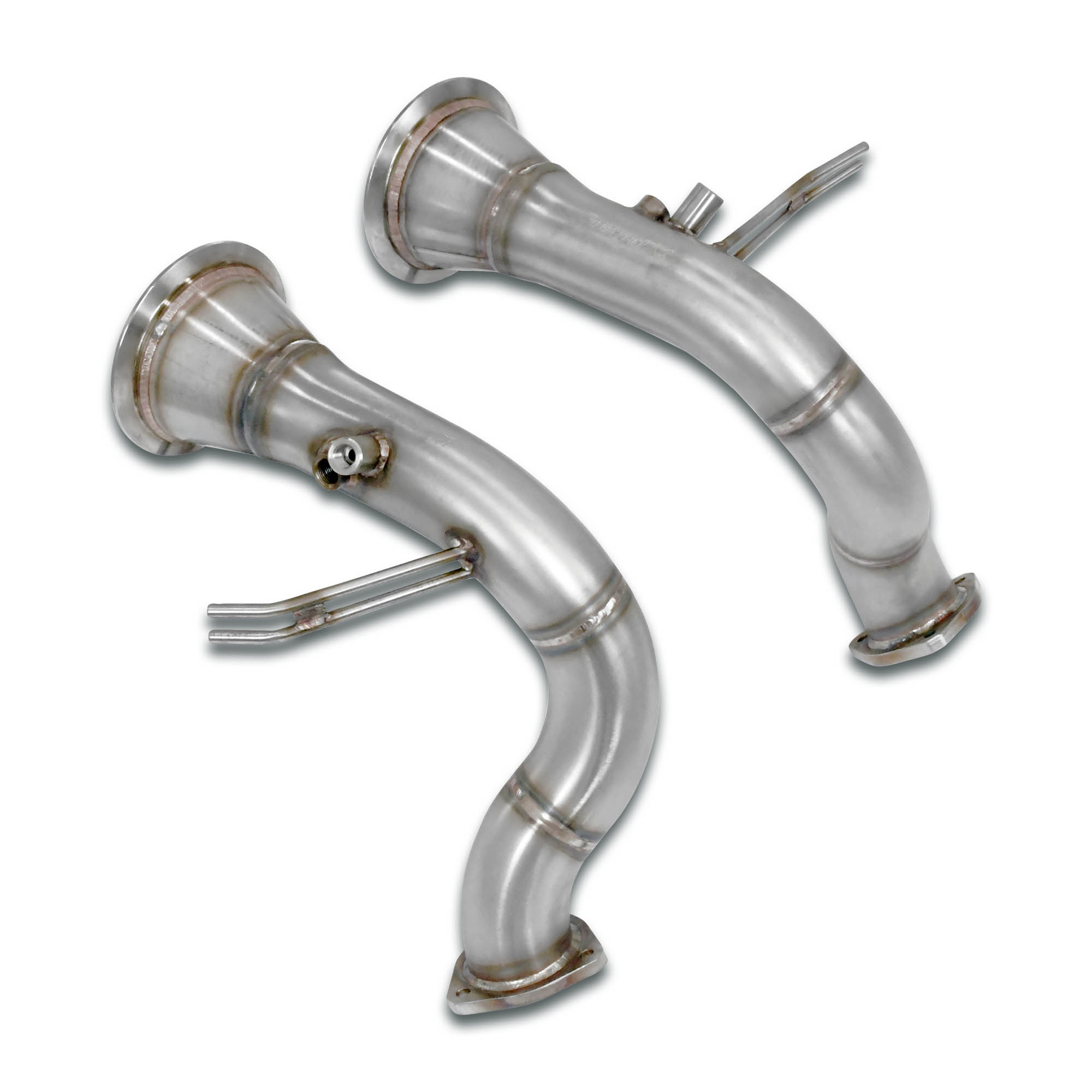 Descente tube Droite + Gauche (remplace catalyseur) 