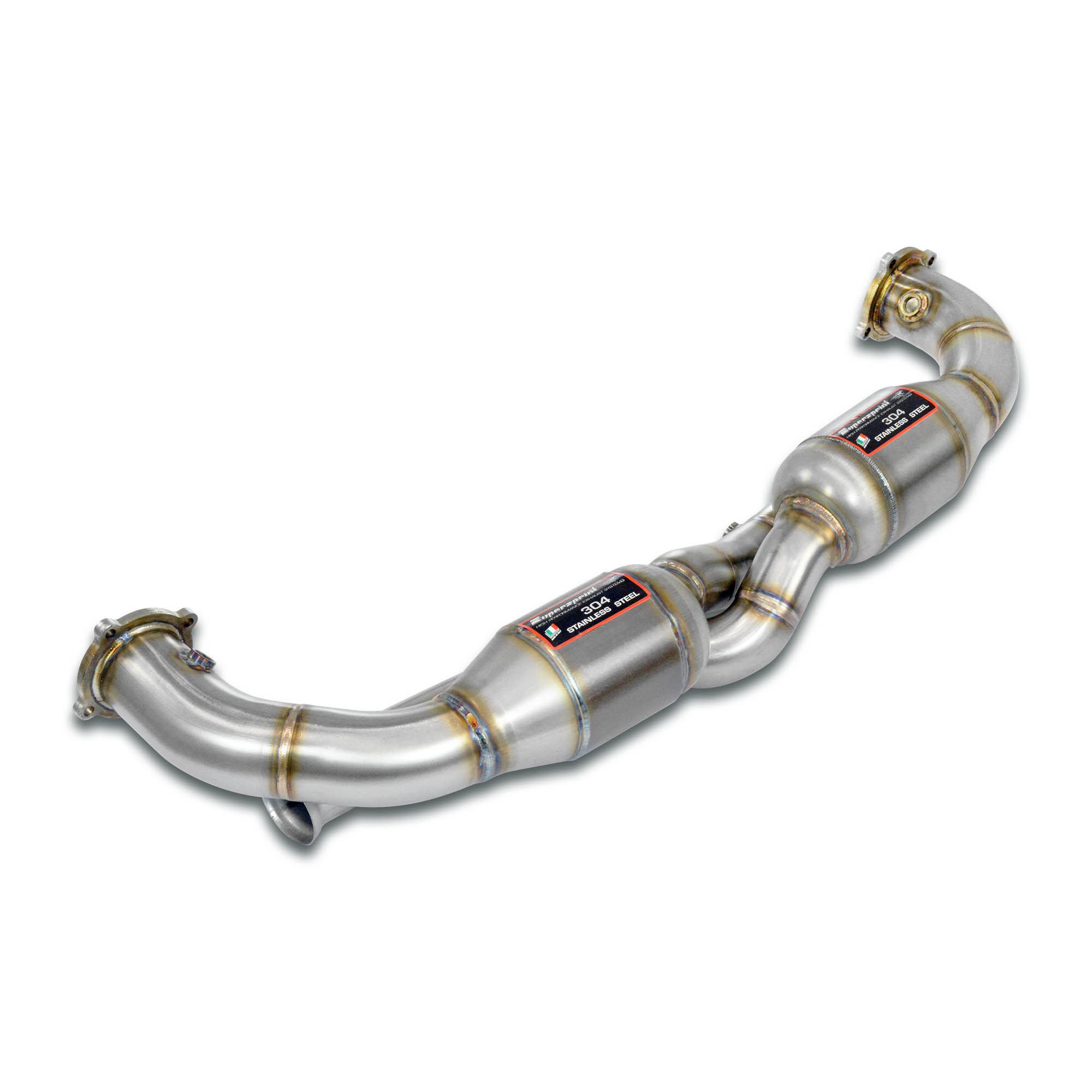 Front Metallic catalytic Right - Left 100CPSI Racing (W/o heat exchangers)