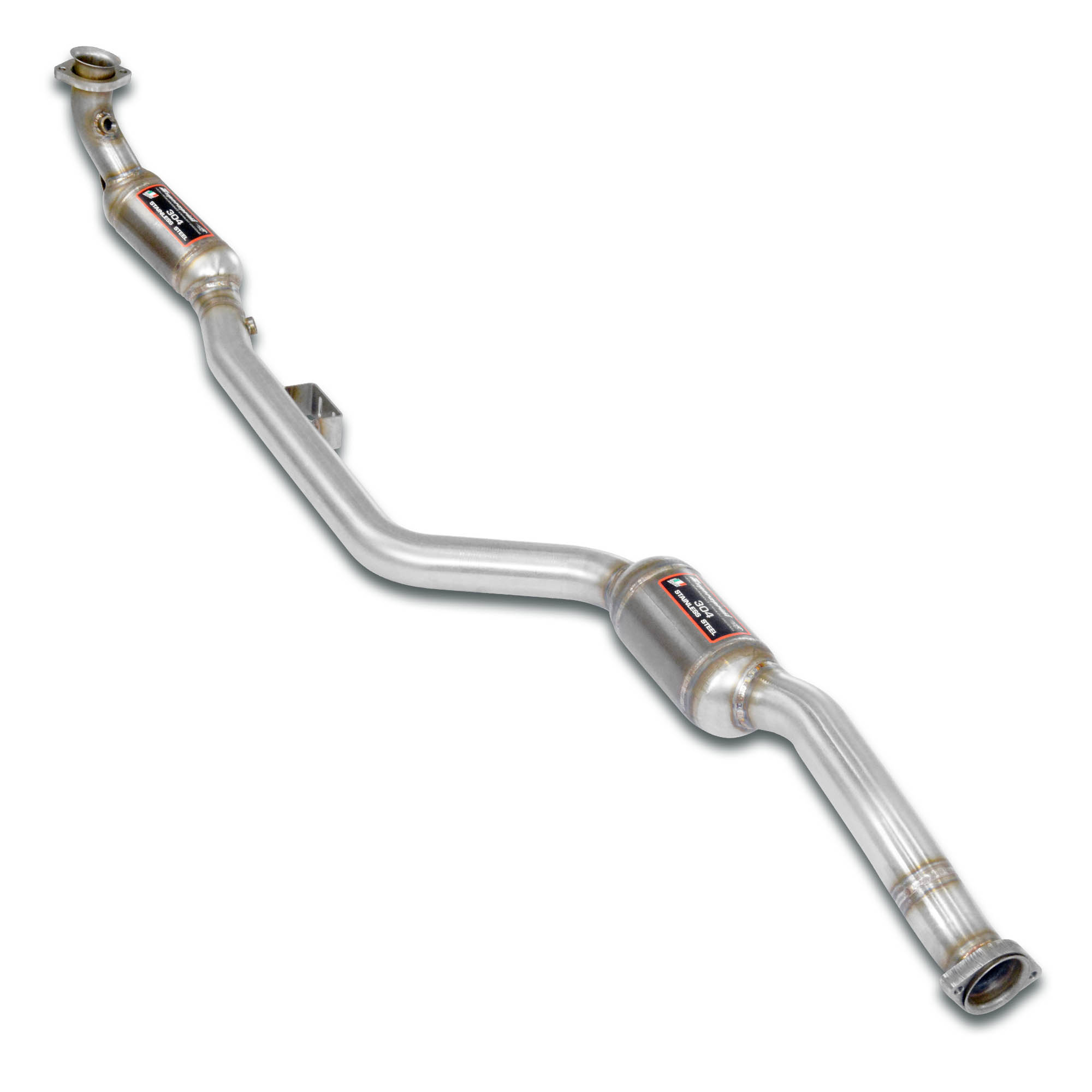 Vorderrohr Links + doppelt Sport Metallkatalysator 200CPSI