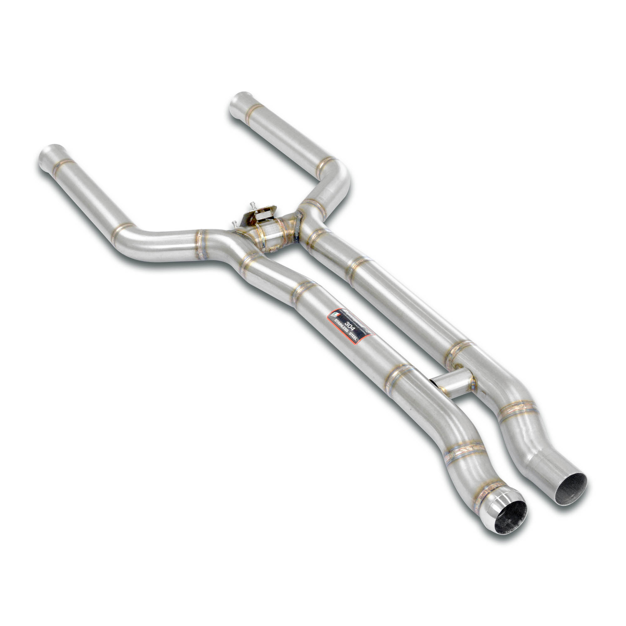H-Pipe centre tube with valve