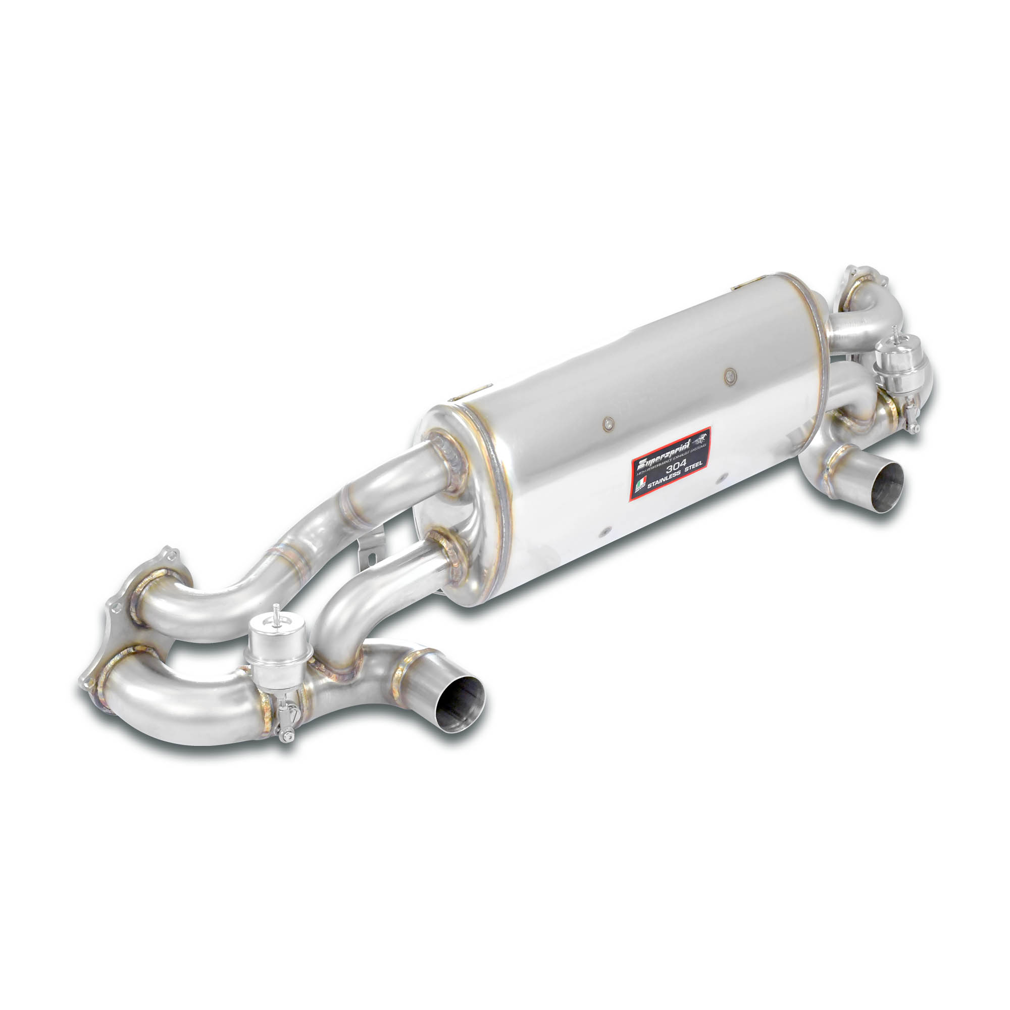 Rear exhaust right - left with valves For the stock tips