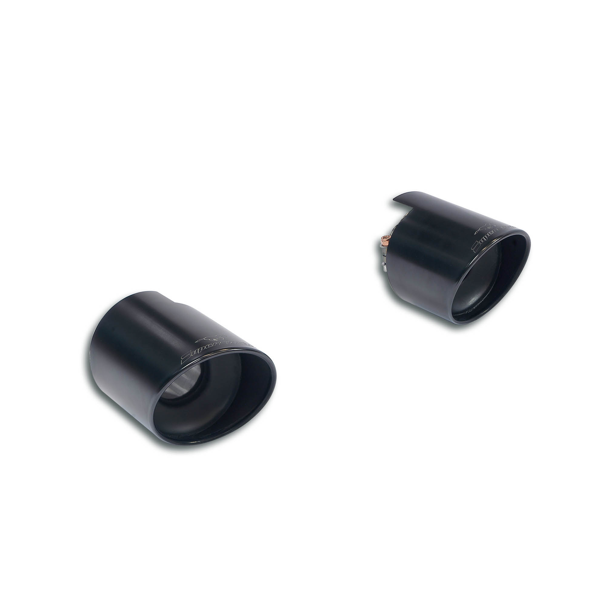 Endrohrsatz Rechts O 120 - Links O 120 Gun Metal Grey 