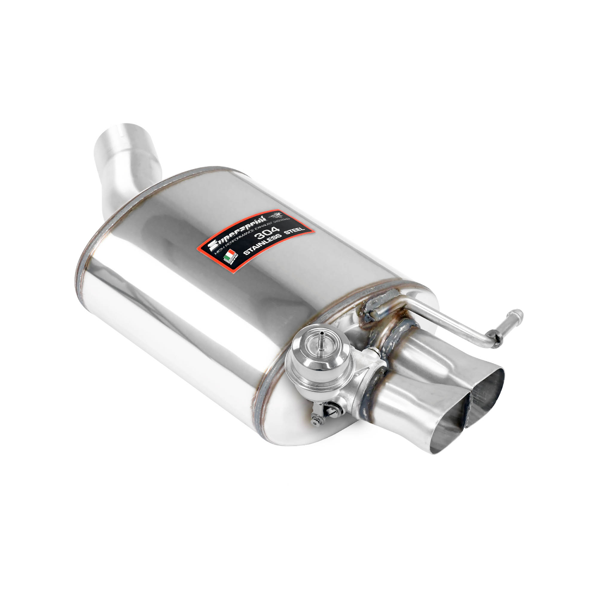 Rear exhaust Left with valve