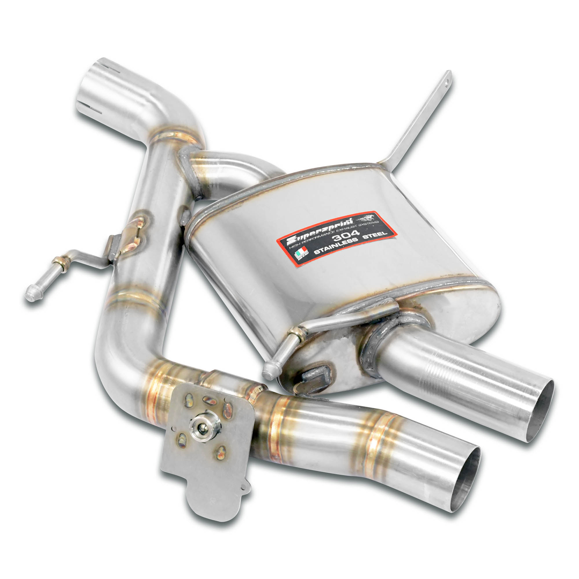 Silencieux arrière Race Gauche avec valve (Electric)