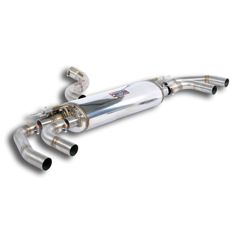 Rear exhaust with valves right - left