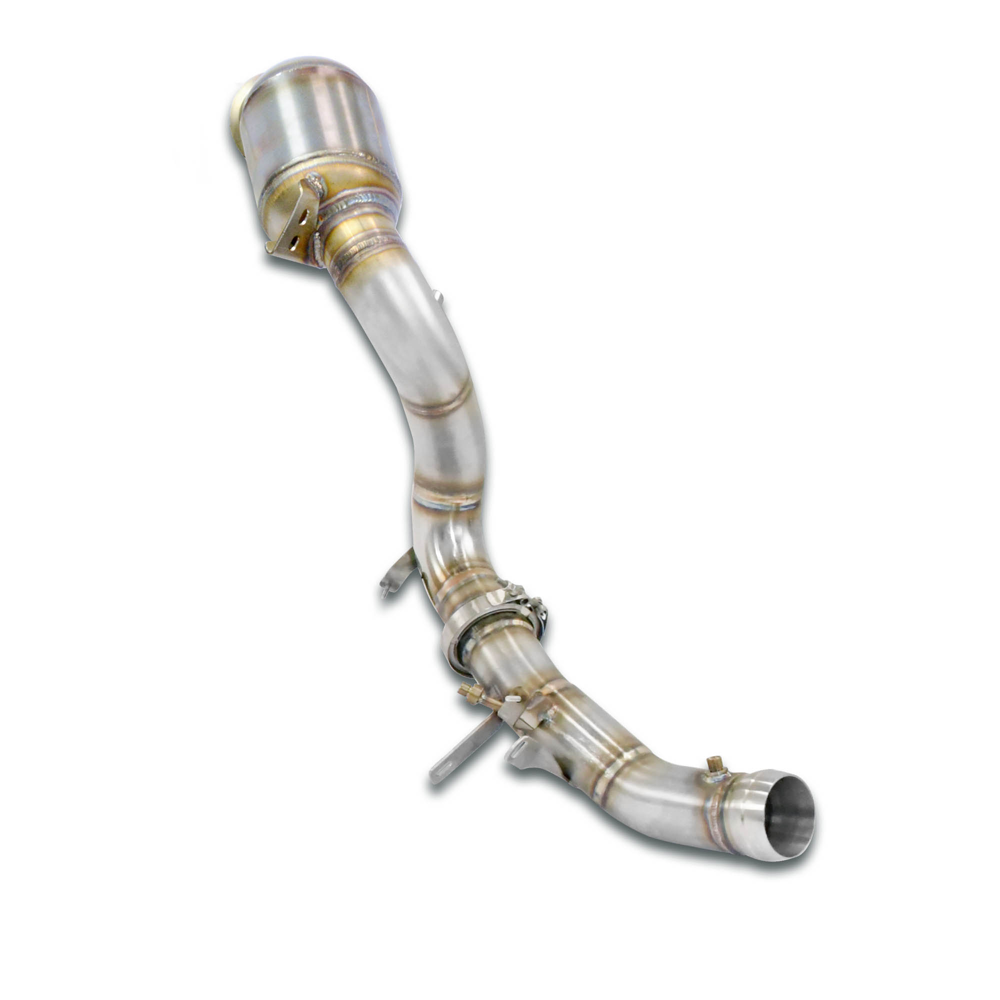 Downpipe Right + primary catalytic 200CPSI Deletes the secondary catalytic + GPF