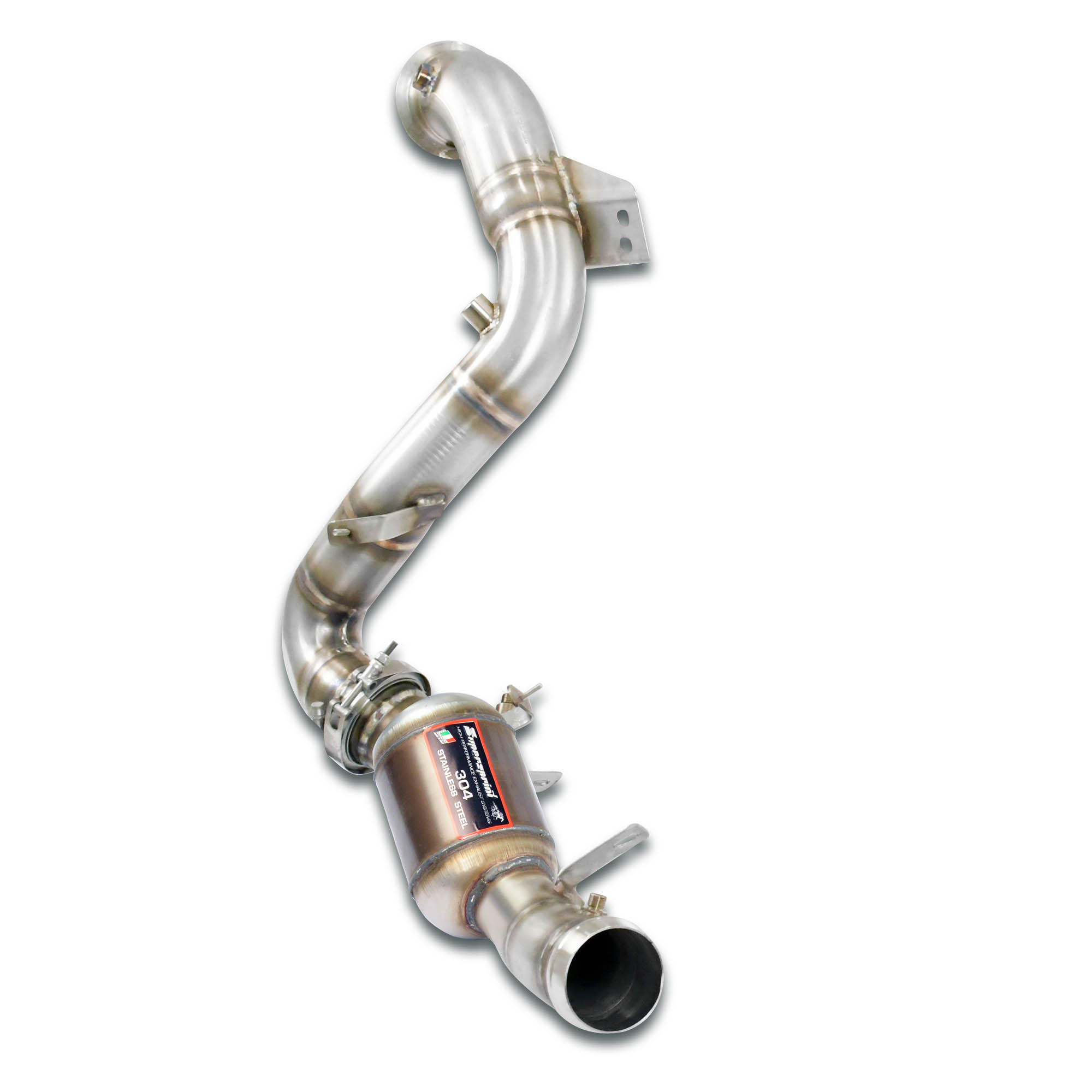 Downpipe Left + Metallic catalytic 100CPSI WRC Deletes the primary catalytic + GPF