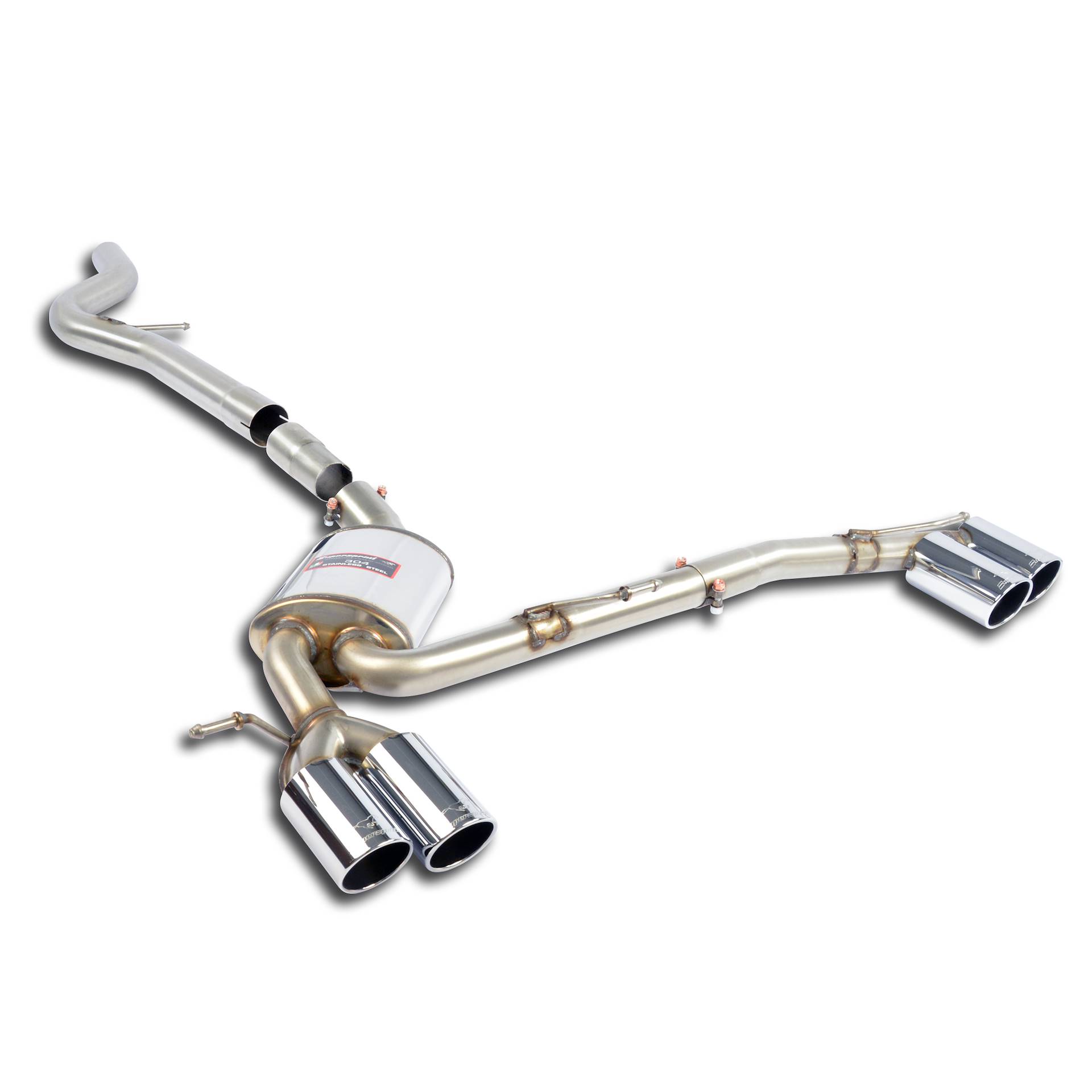 Rear exhaust Right OO80 - Left OO80 