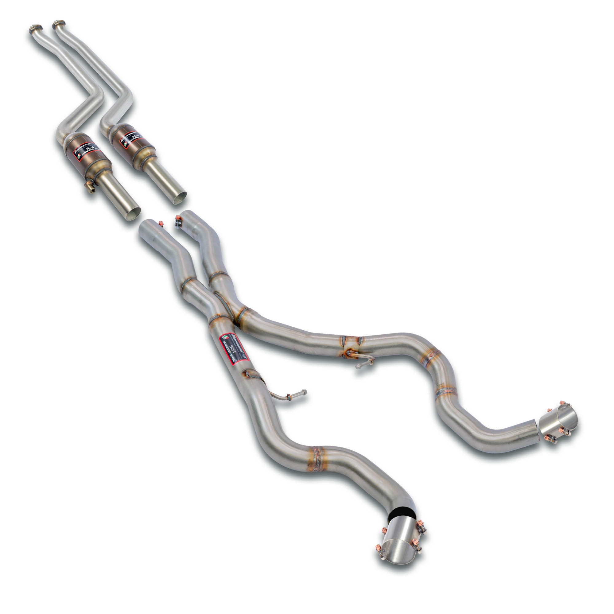 Sport package for Stock rear muffler
