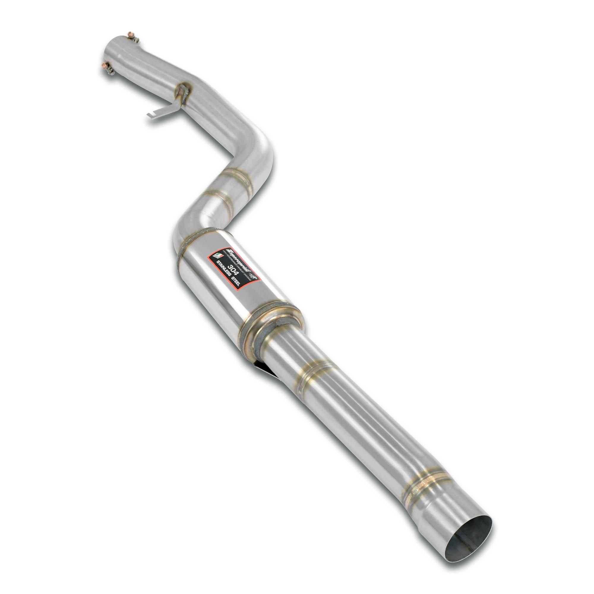 Resonated front exhaust  