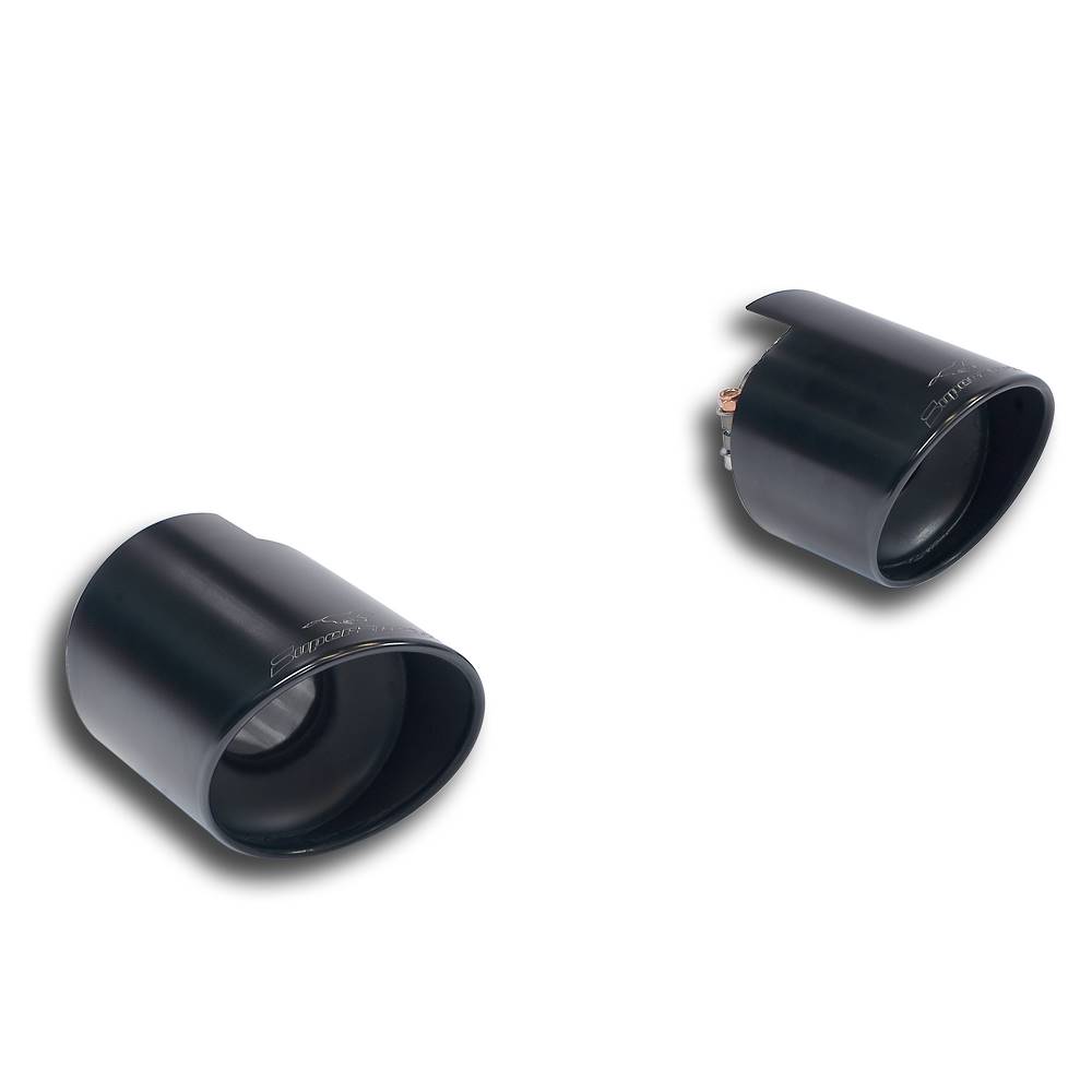 Endpipe kit Right - Left Gun Metal Grey O 120