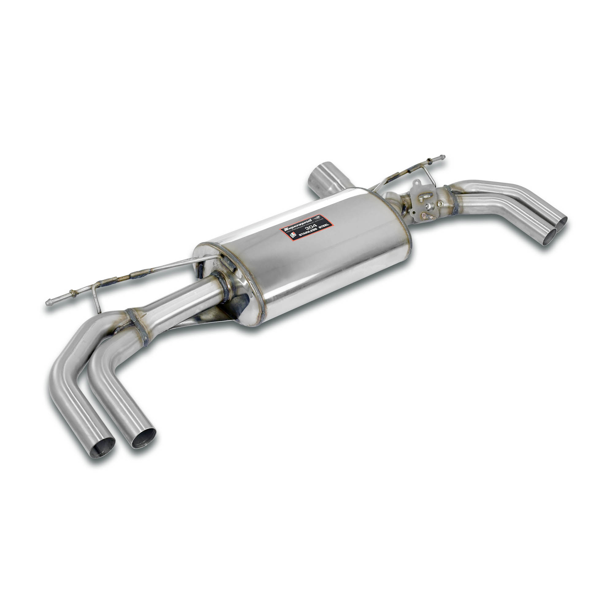 Rear exhaust right - left with valve